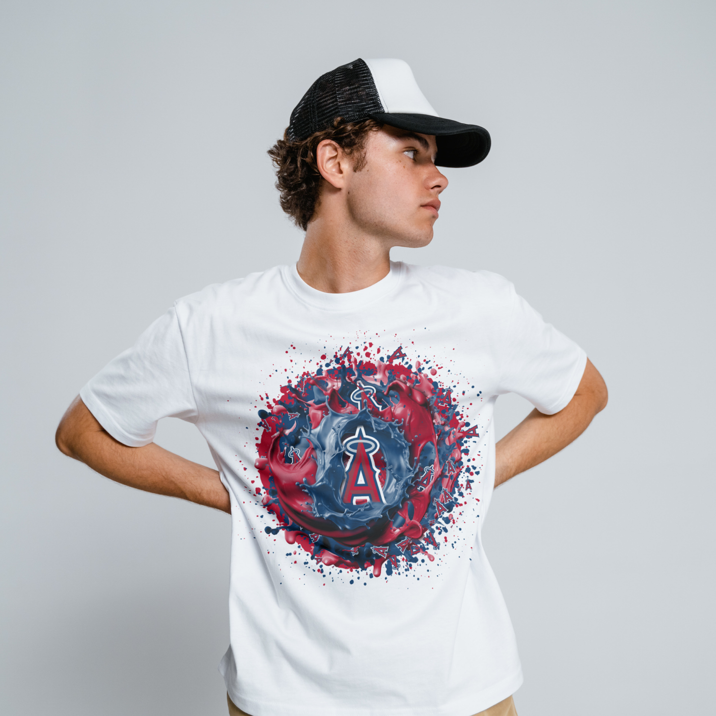 Baseball Splatter Sublimation/DTF T-shirt Images