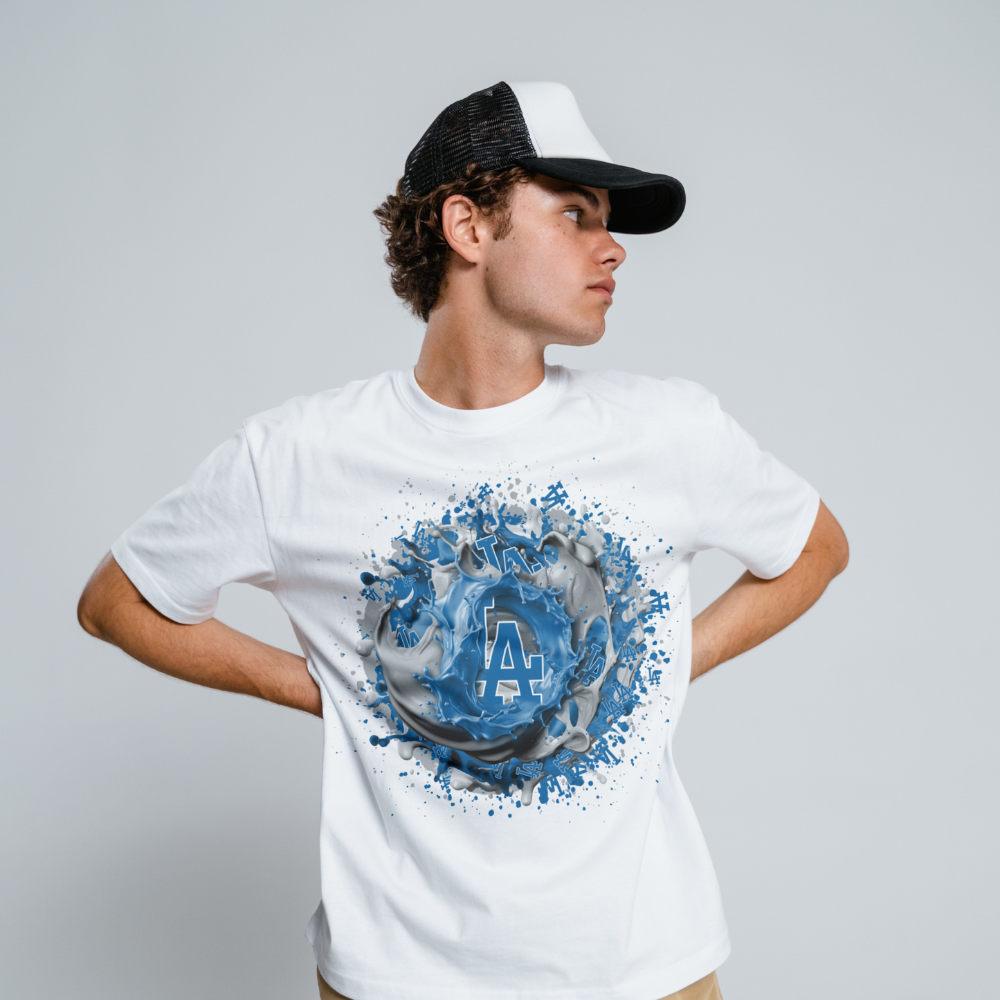 Baseball Splatter Sublimation/DTF T-shirt Images
