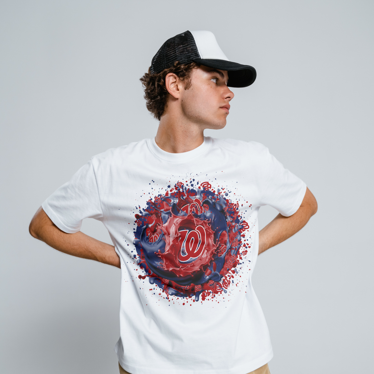Baseball Splatter Sublimation/DTF T-shirt Images