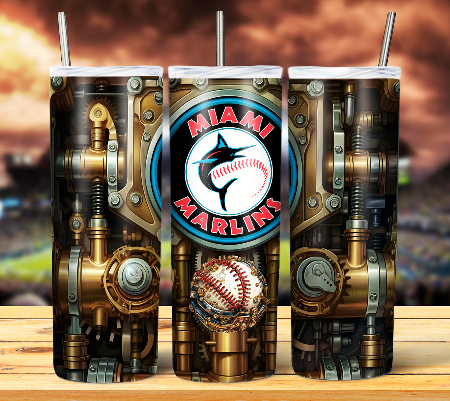 Baseball 20oz Sublimation Tumbler Image