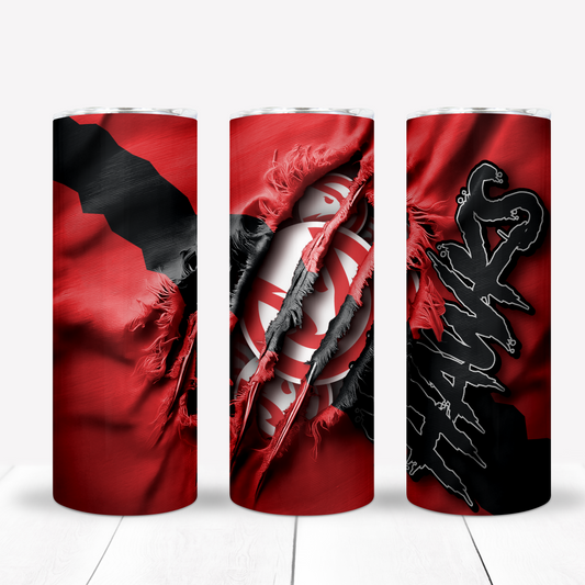 Basketball 20oz Sublimation Tumbler Image