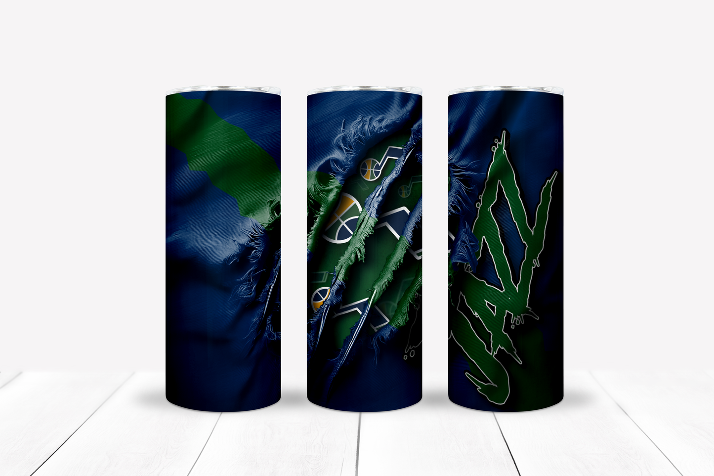 Basketball 20oz Sublimation Tumbler Image