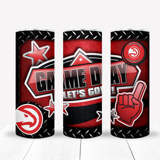 Basketball 20oz Sublimation Tumbler Image