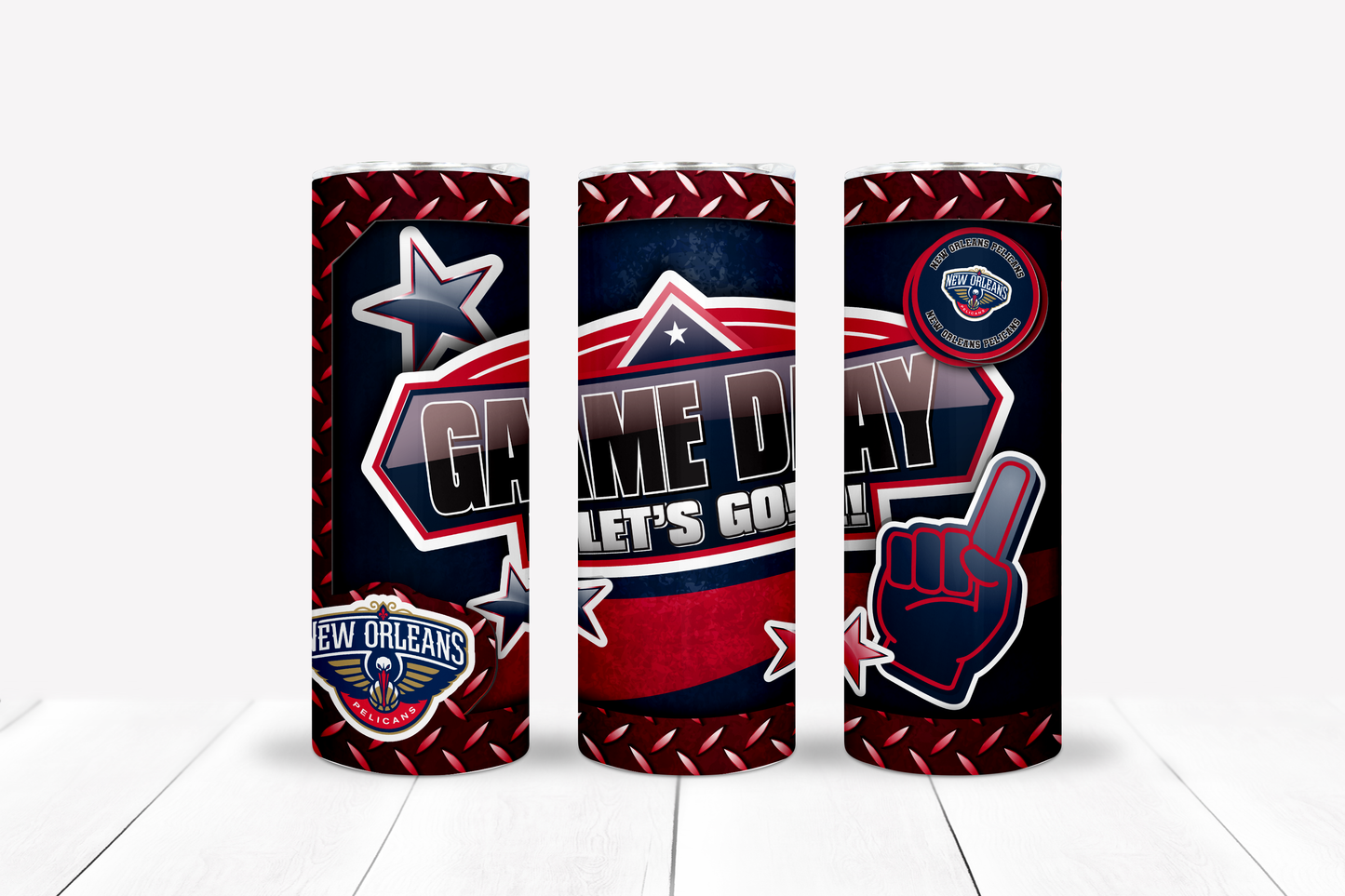 Basketball 20oz Sublimation Tumbler Image