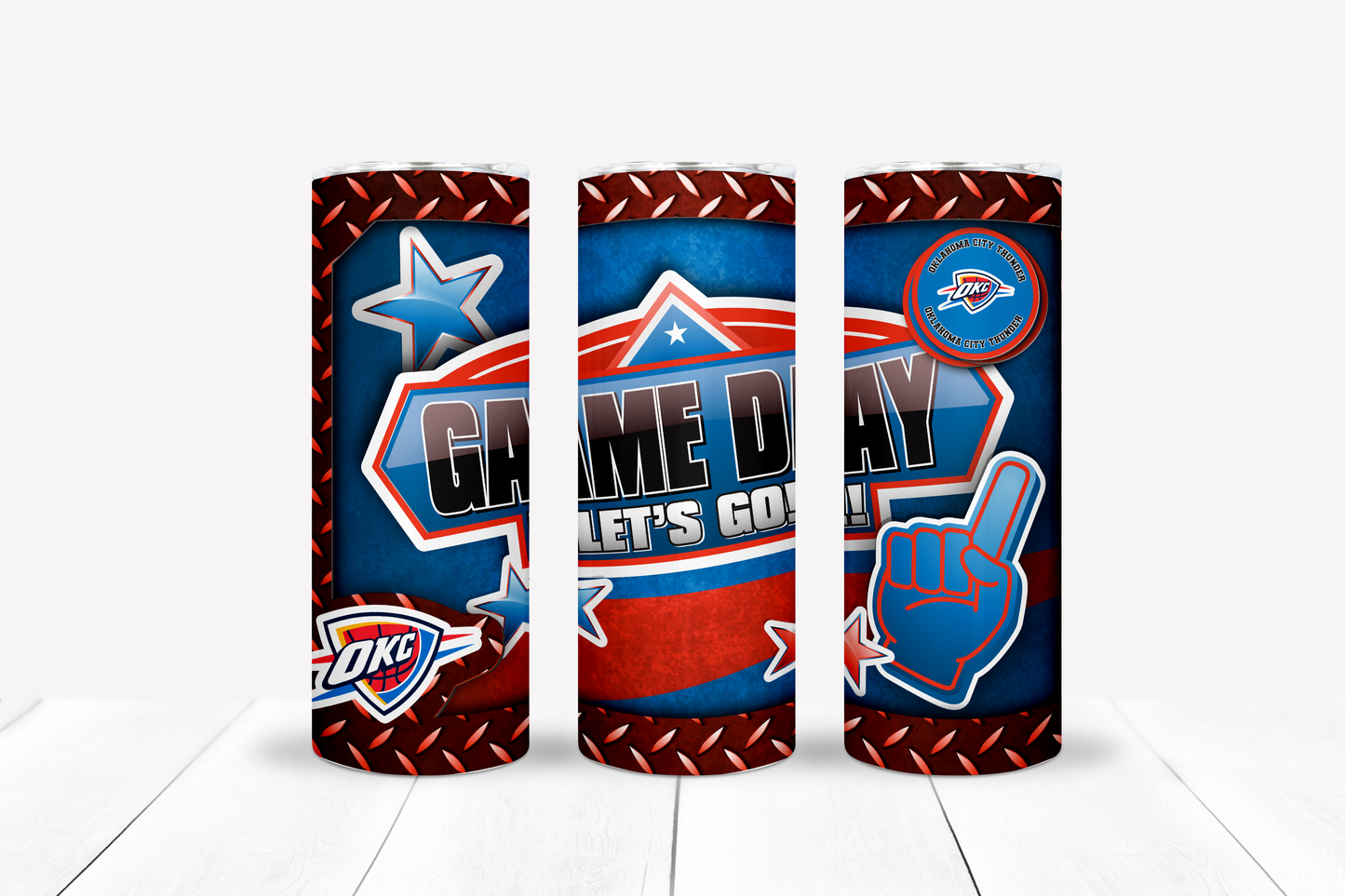 Basketball 20oz Sublimation Tumbler Image