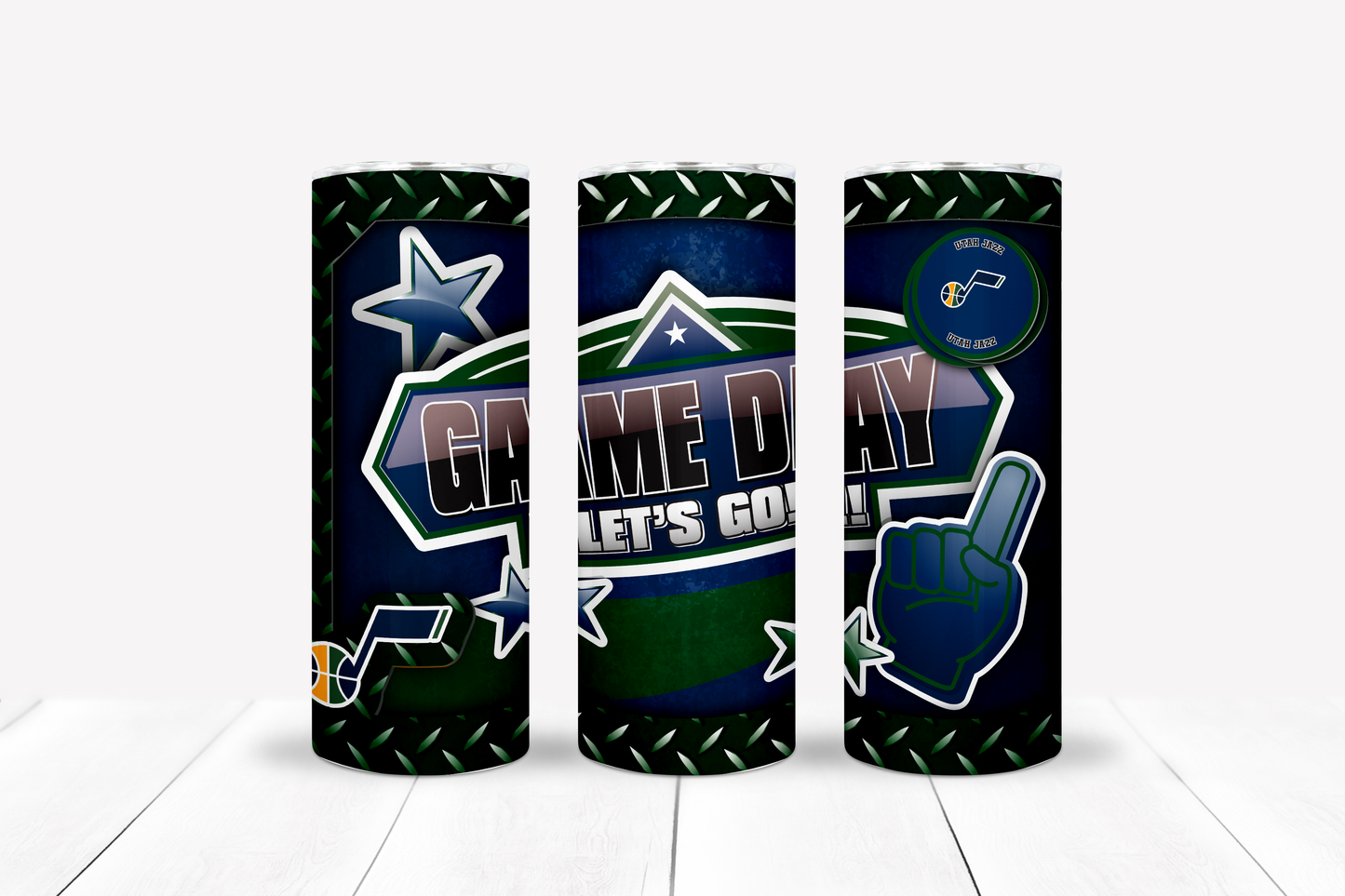 Basketball 20oz Sublimation Tumbler Image