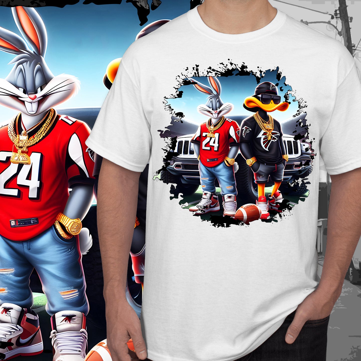 Football 20oz Sublimation/DTF T-Shirt Images