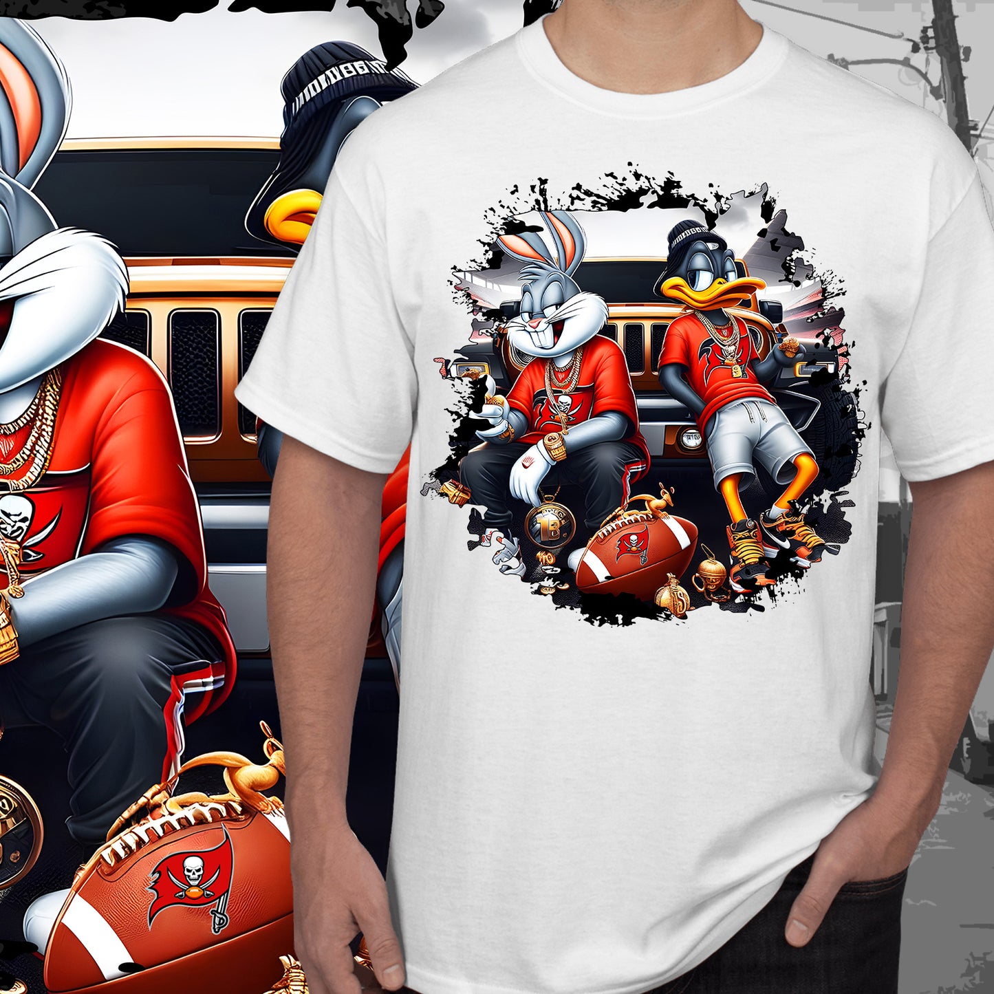 Football 20oz Sublimation/DTF T-Shirt Images