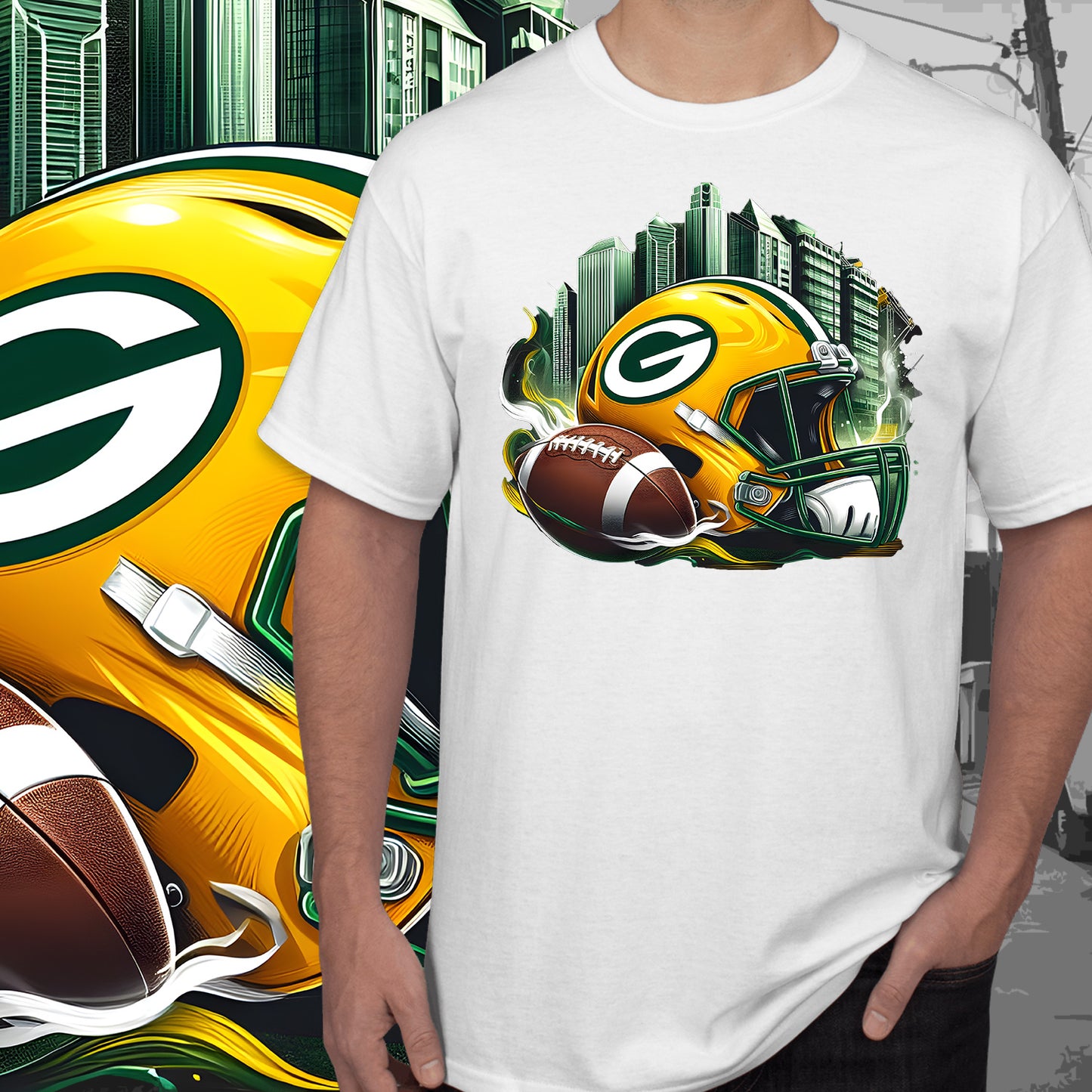 Smoke City Football Sublimation/DTF T-Shirt Images