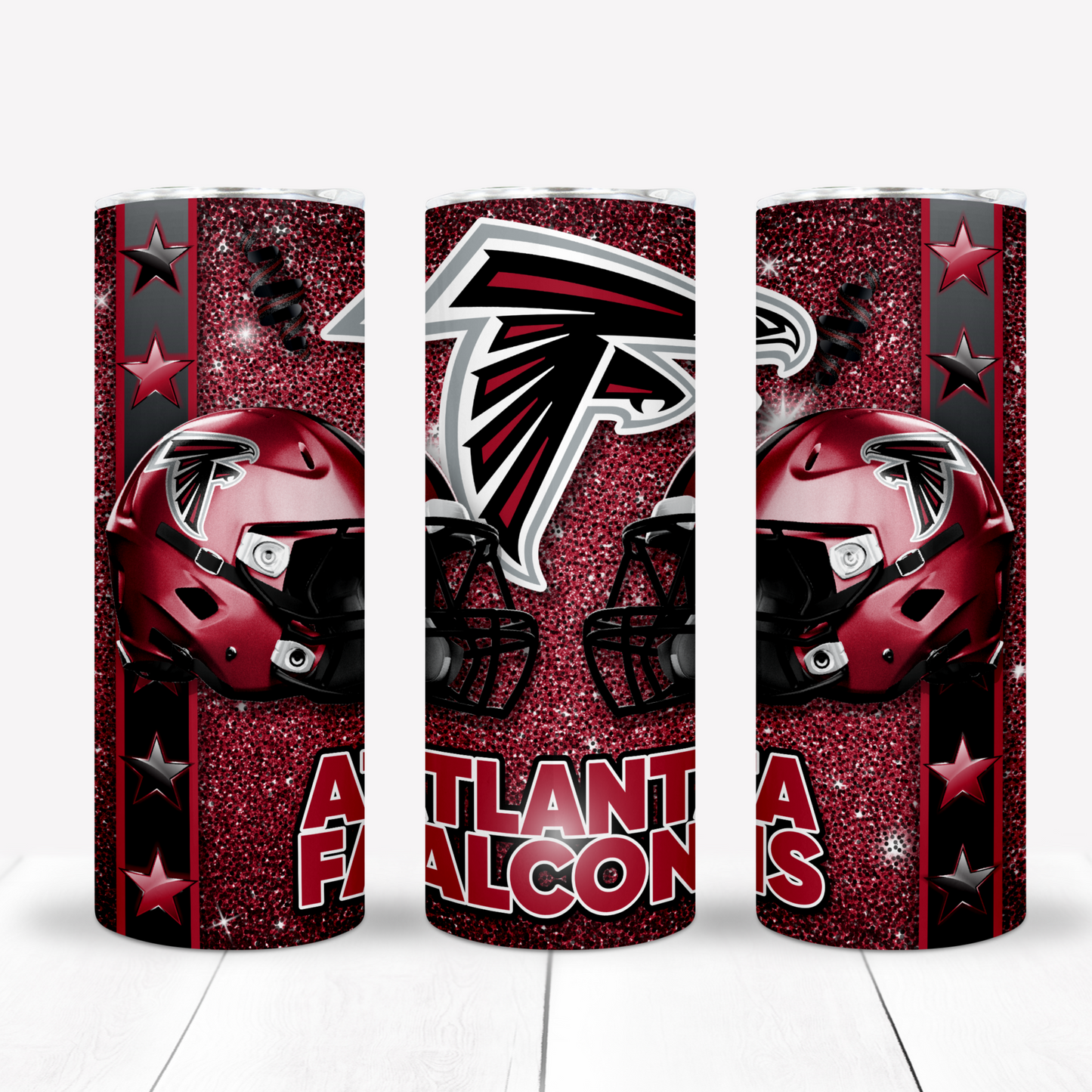 Football 20oz Sublimation Tumbler Image