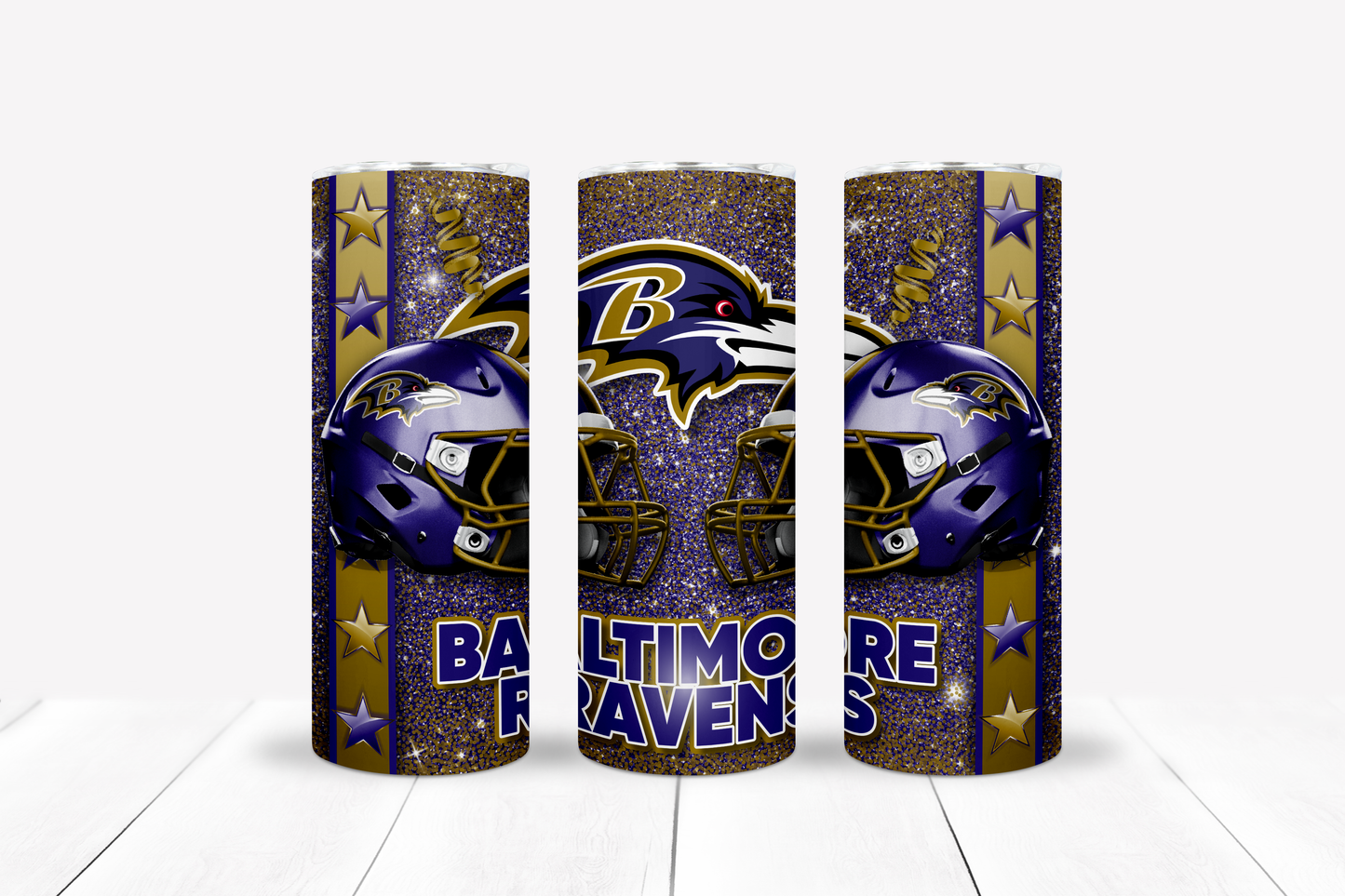 Football 20oz Sublimation Tumbler Image