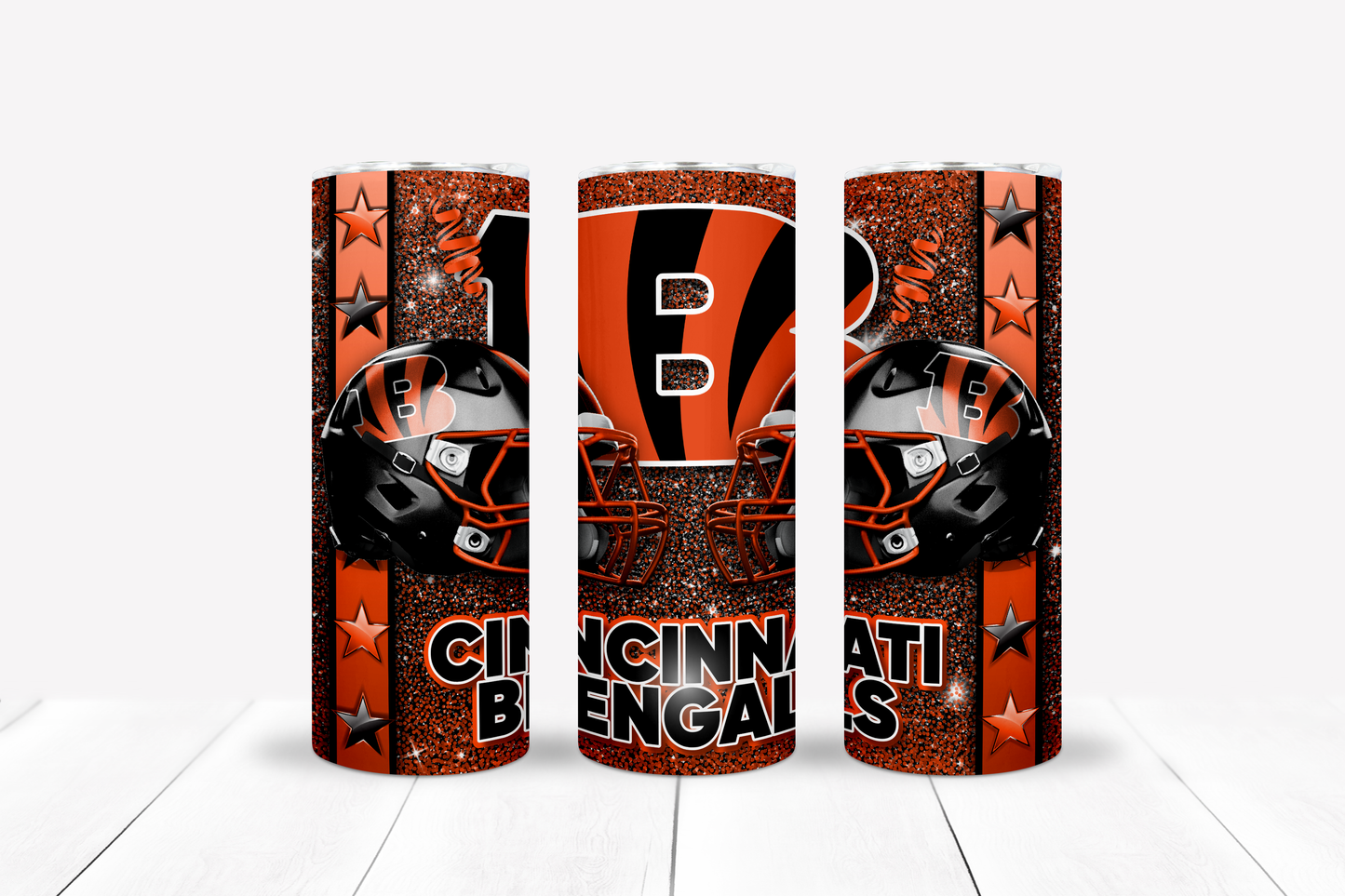 Football 20oz Sublimation Tumbler Image