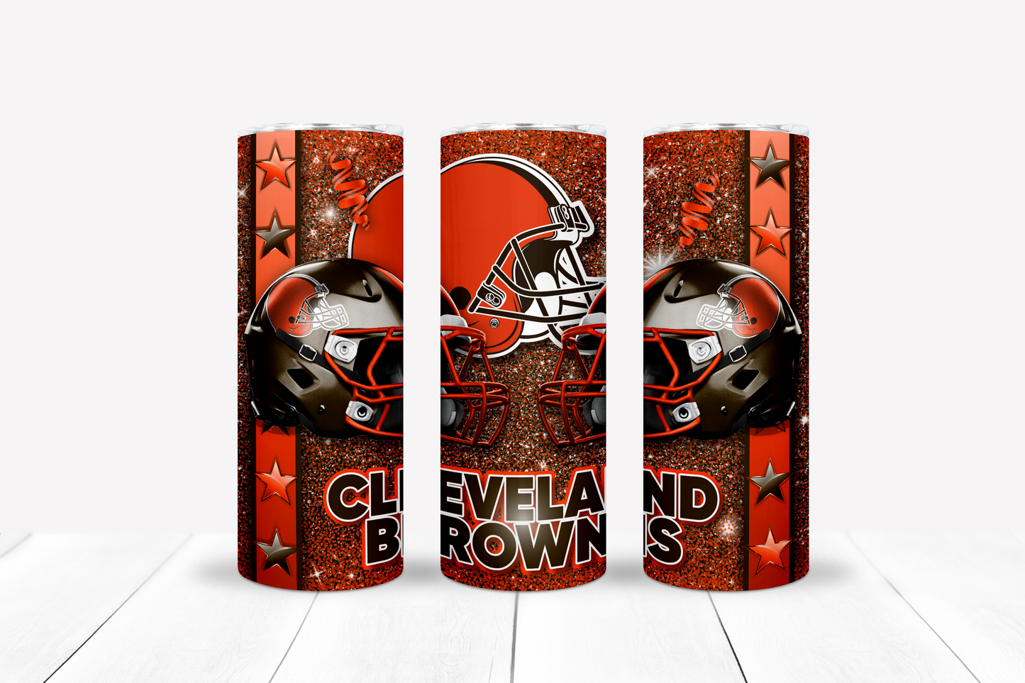 Football 20oz Sublimation Tumbler Image