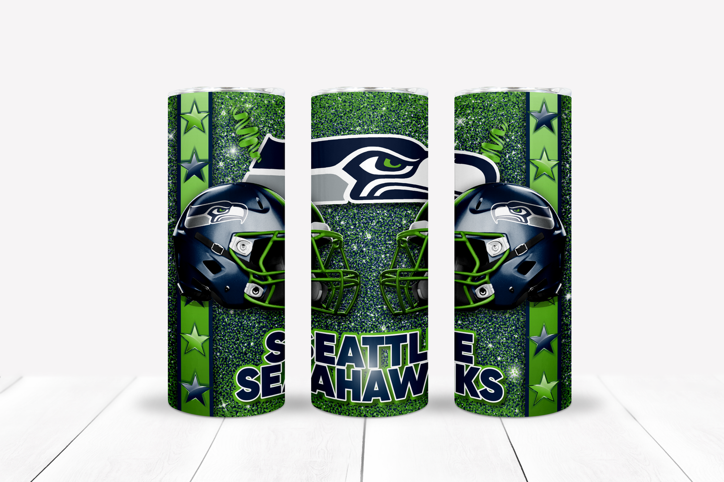 Football 20oz Sublimation Tumbler Image