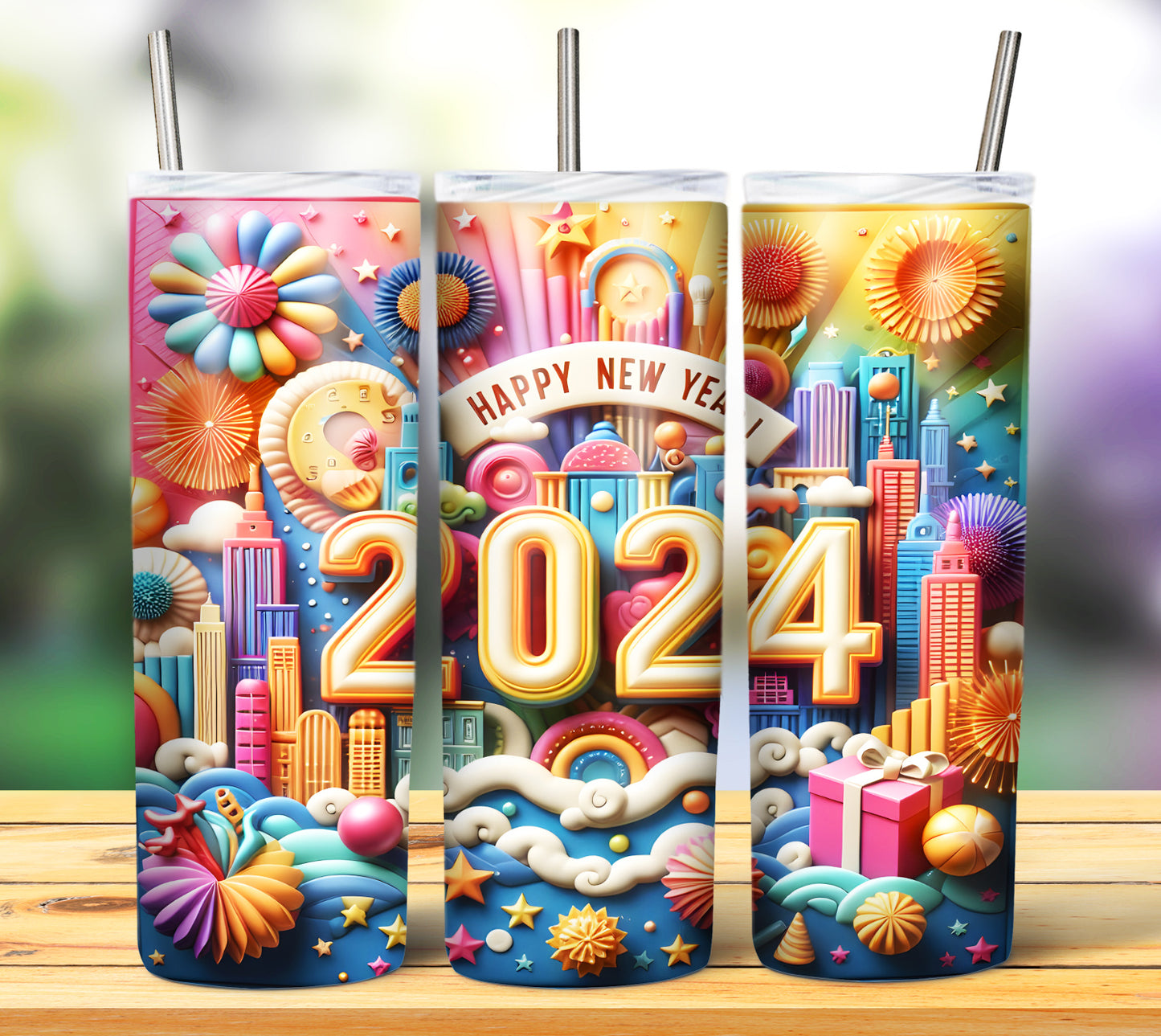 3D Inflate 2024 Sublimation 20oz Images Bundle