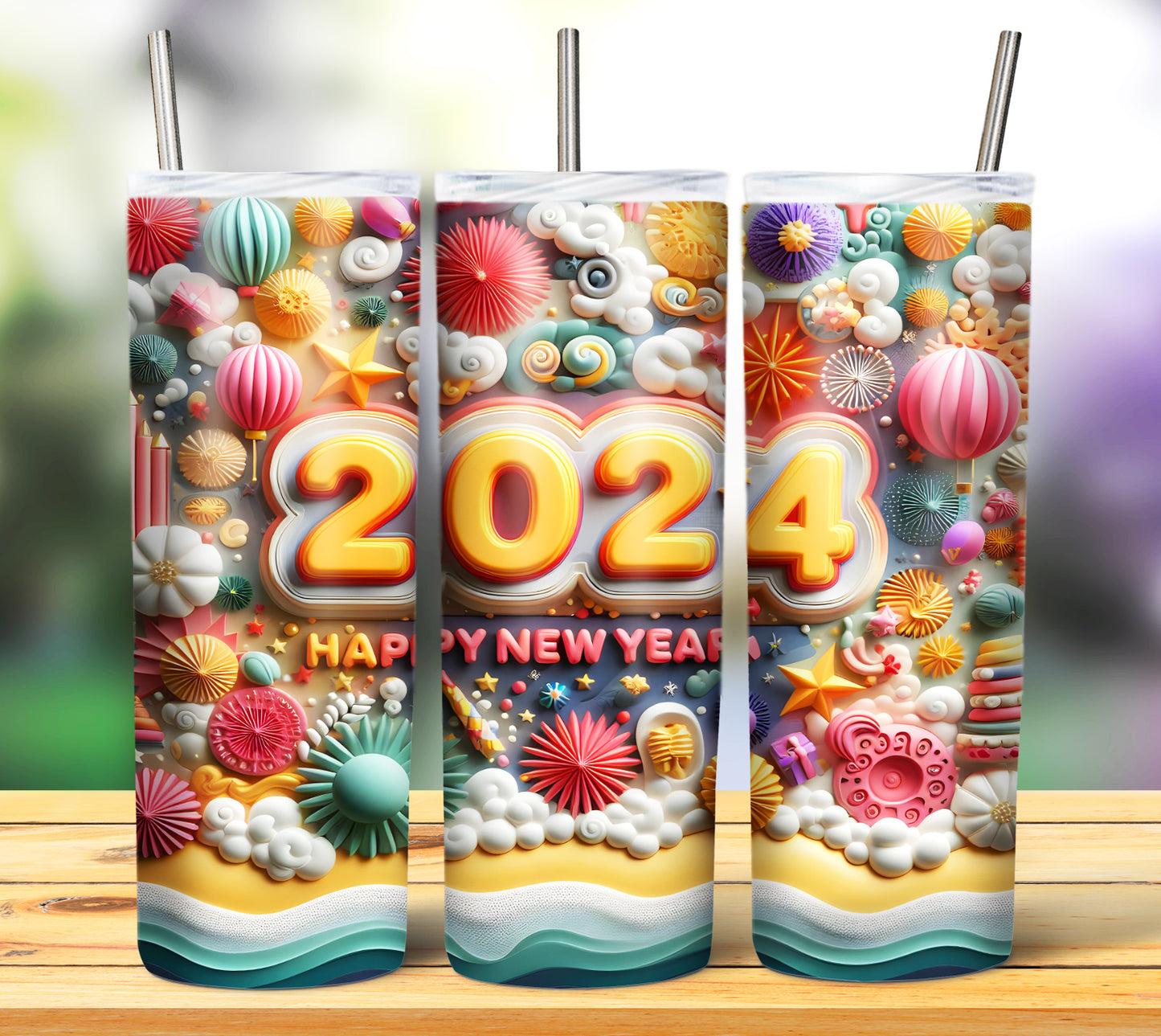 3D Inflate 2024 Sublimation 20oz Images Bundle