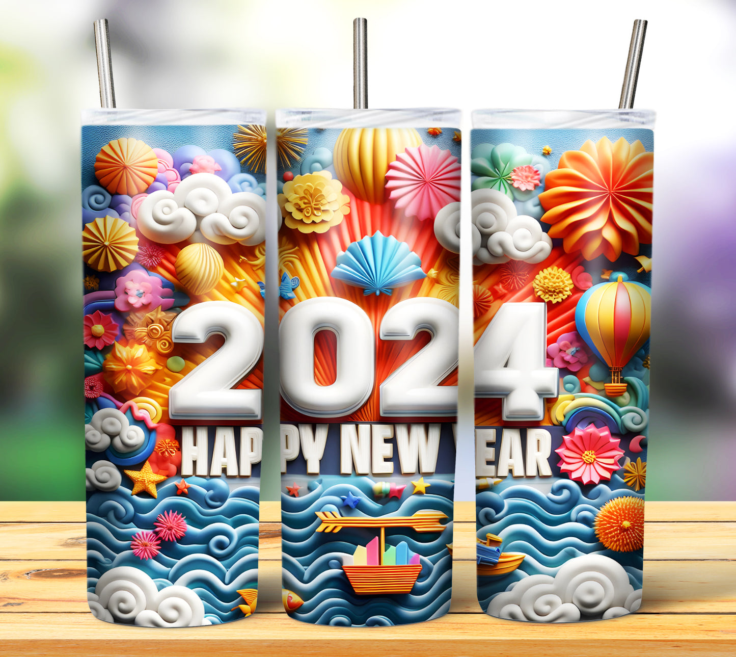 3D Inflate 2024 Sublimation 20oz Images Bundle