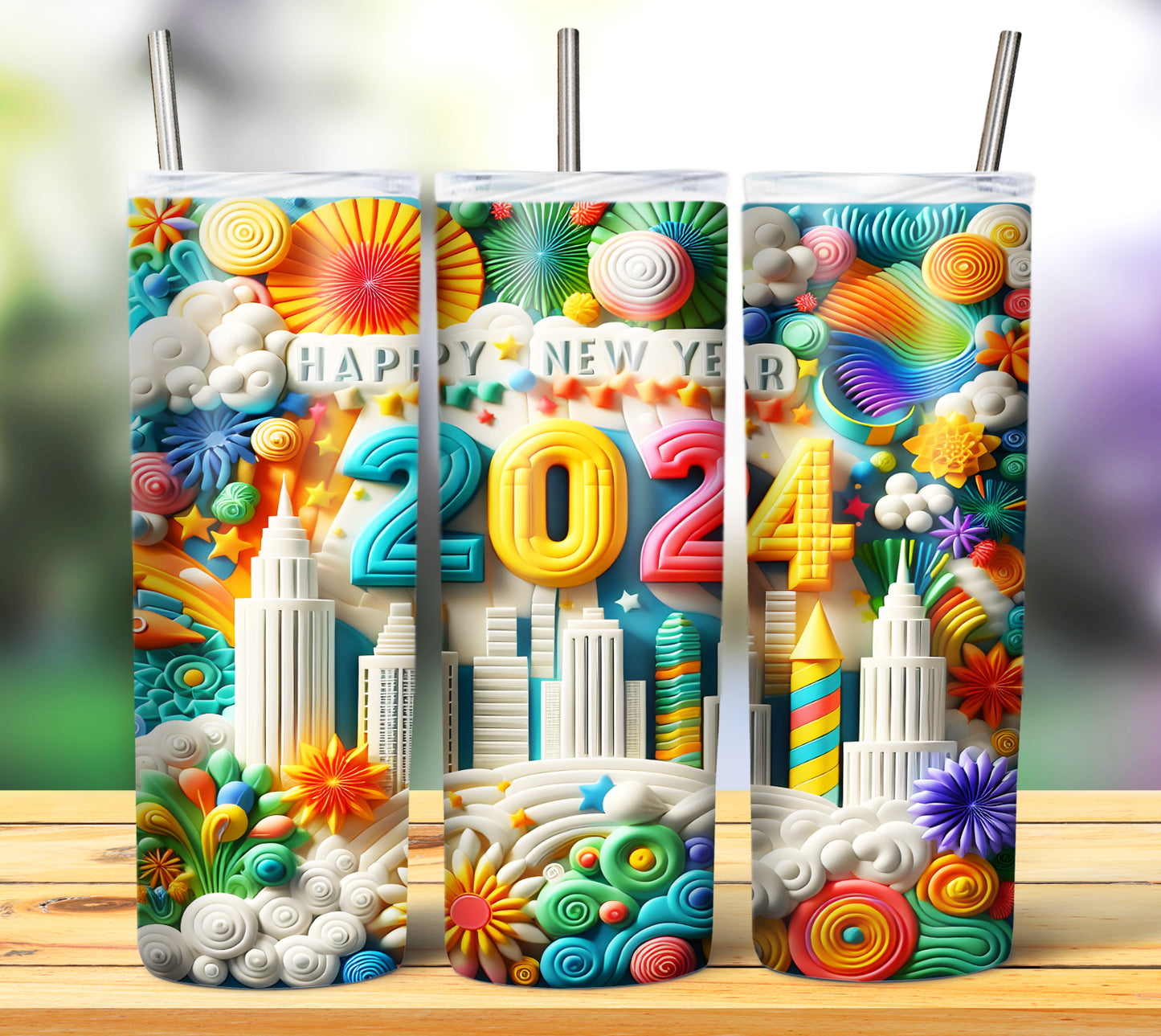 3D Inflate 2024 Sublimation 20oz Images Bundle