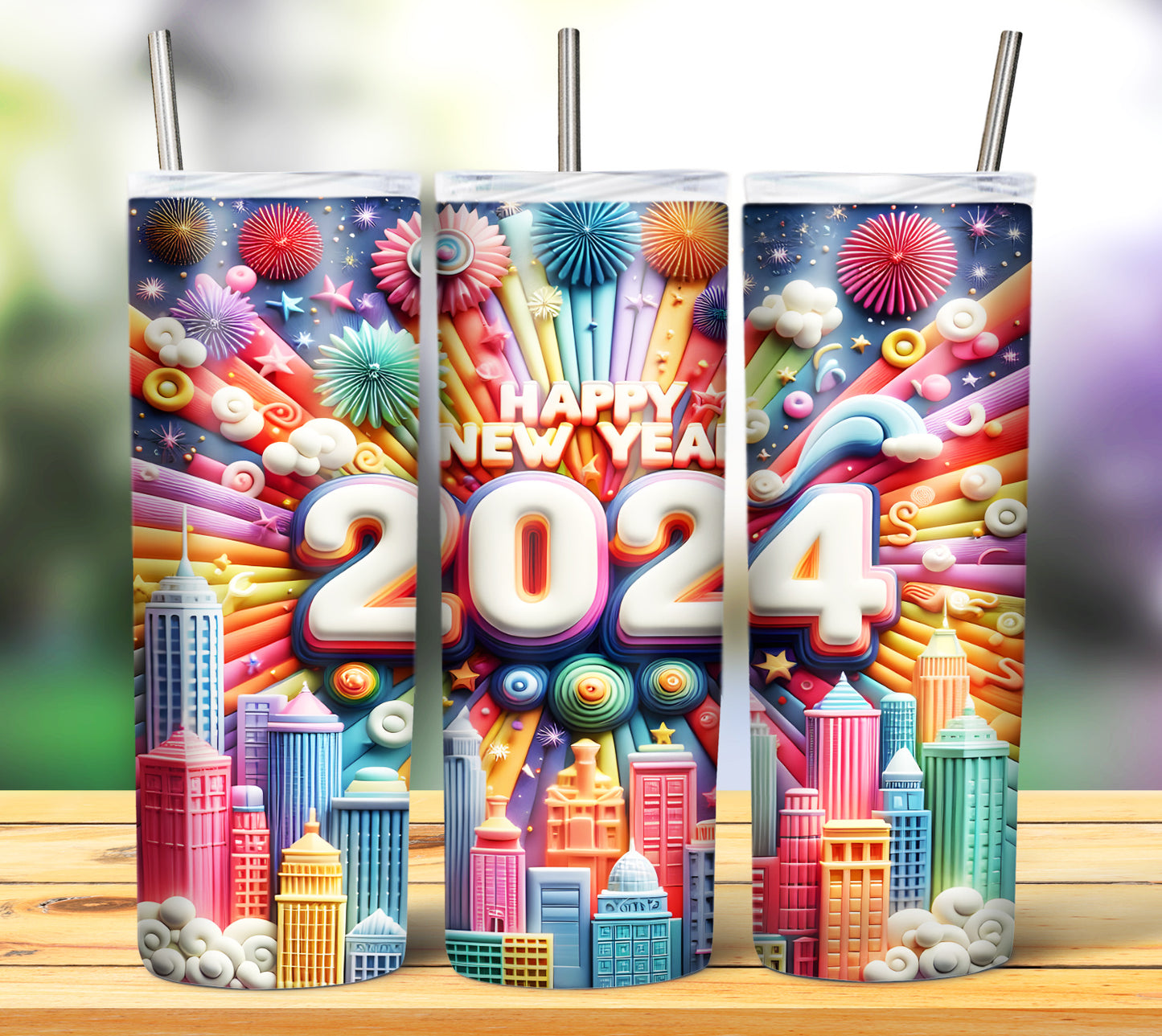 3D Inflate 2024 Sublimation 20oz Images Bundle