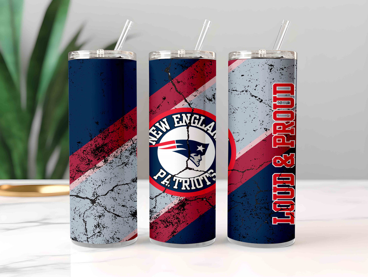 Football 20oz Sublimation Tumbler Image