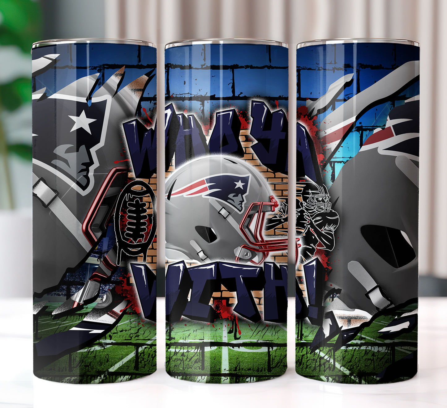 Football Sublimation 20oz Tumbler Images