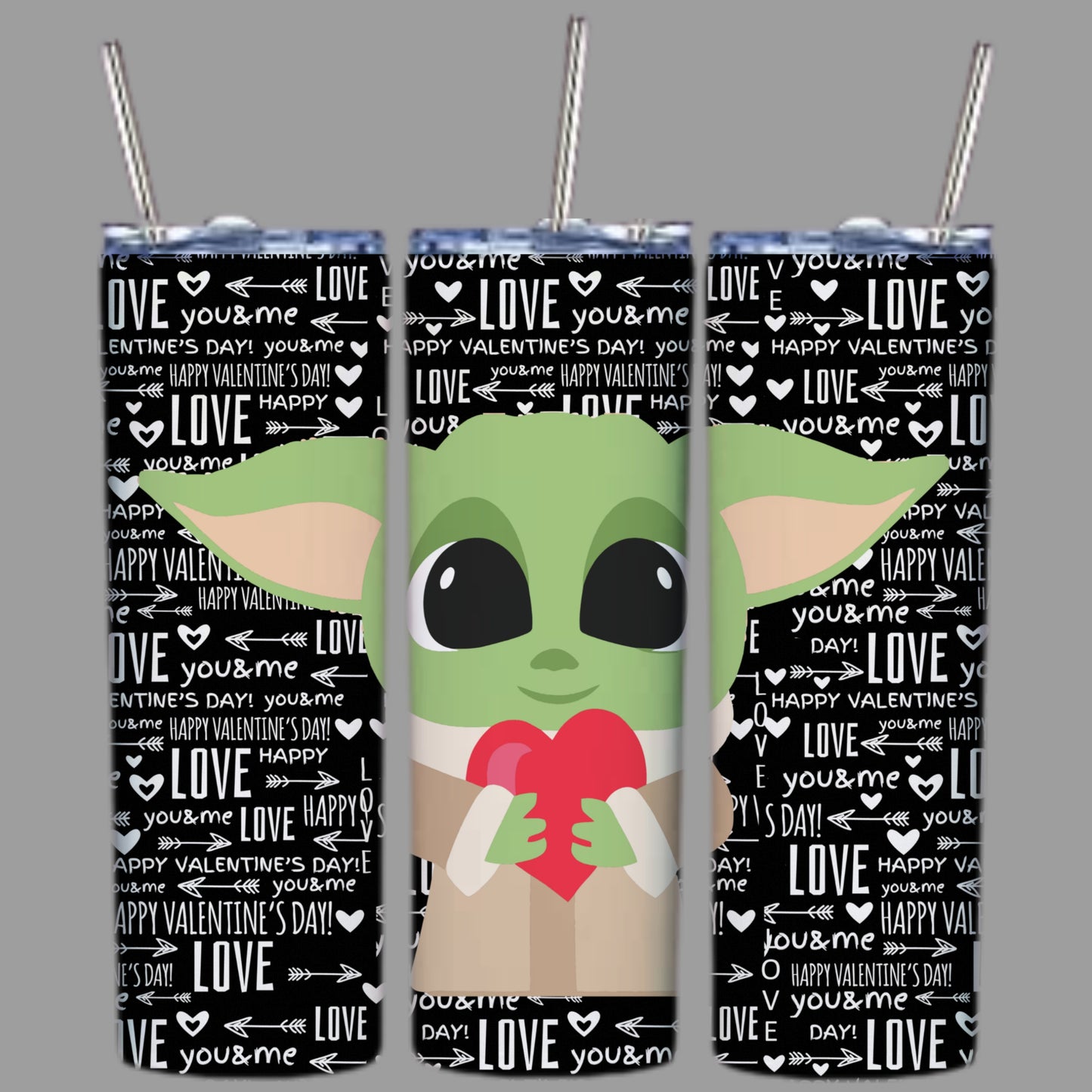 Cute Valentines Sublimation 20oz Tumbler Images Bundle