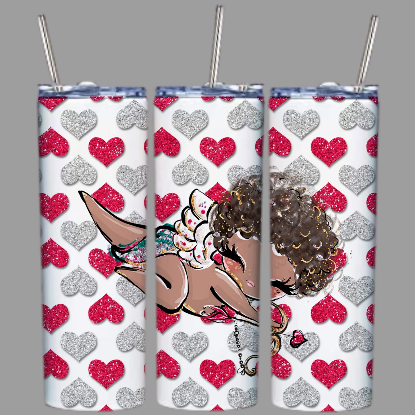 Cute Valentines Sublimation 20oz Tumbler Images Bundle