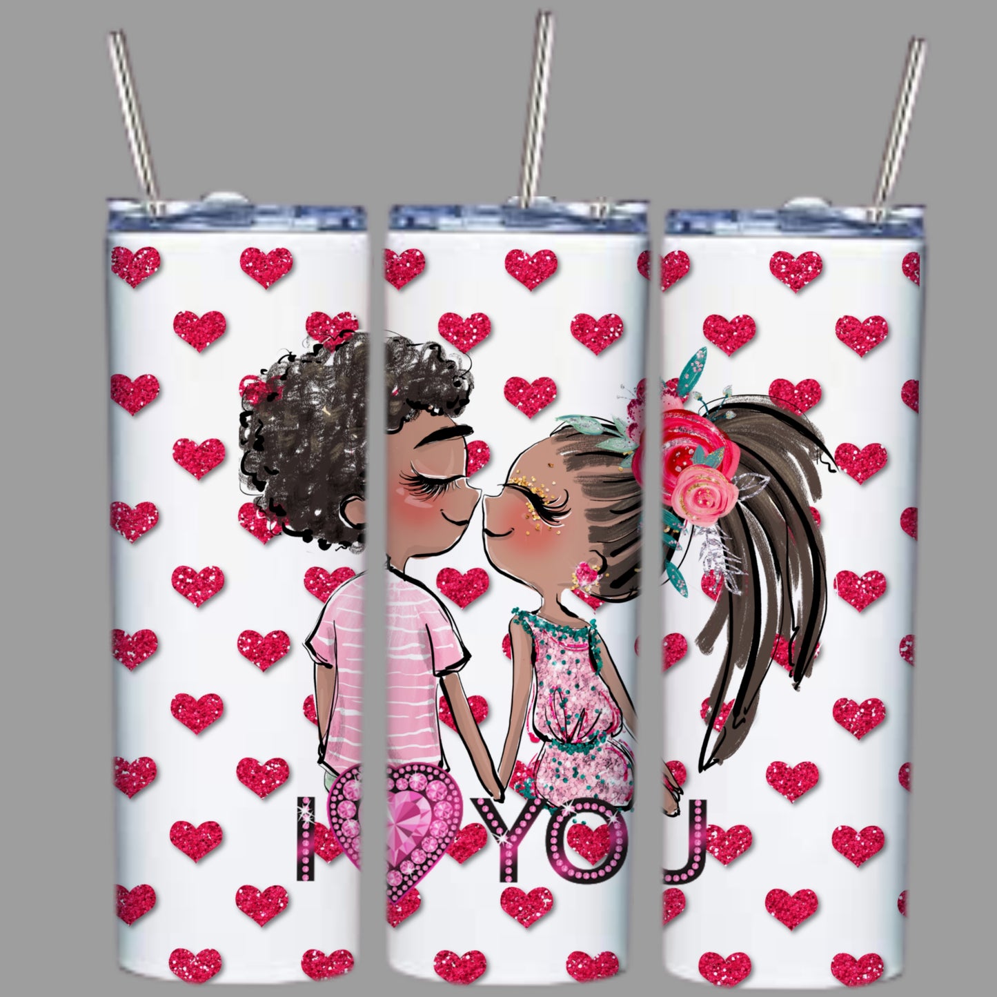 Cute Valentines Sublimation 20oz Tumbler Images Bundle