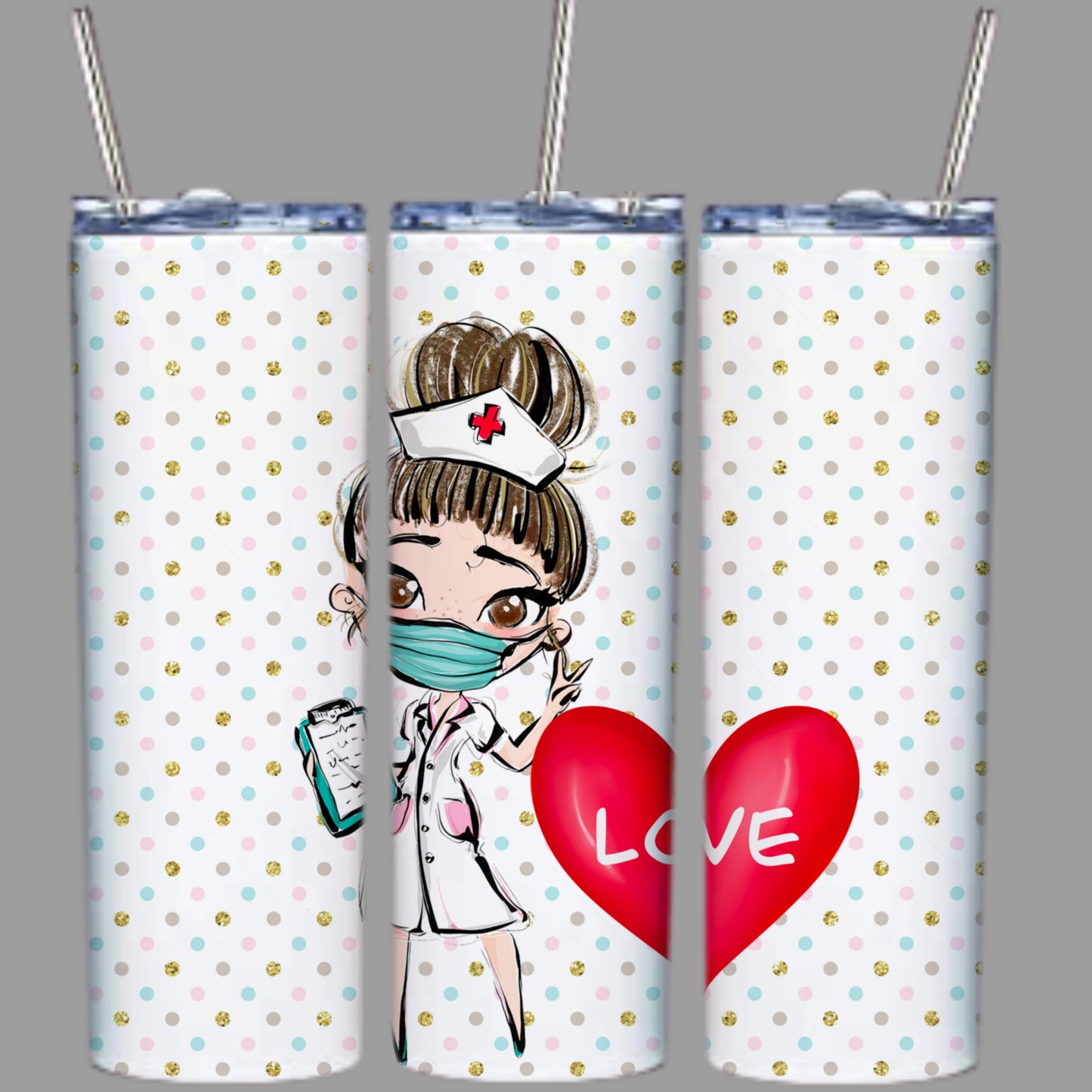 Cute Valentines Sublimation 20oz Tumbler Images Bundle