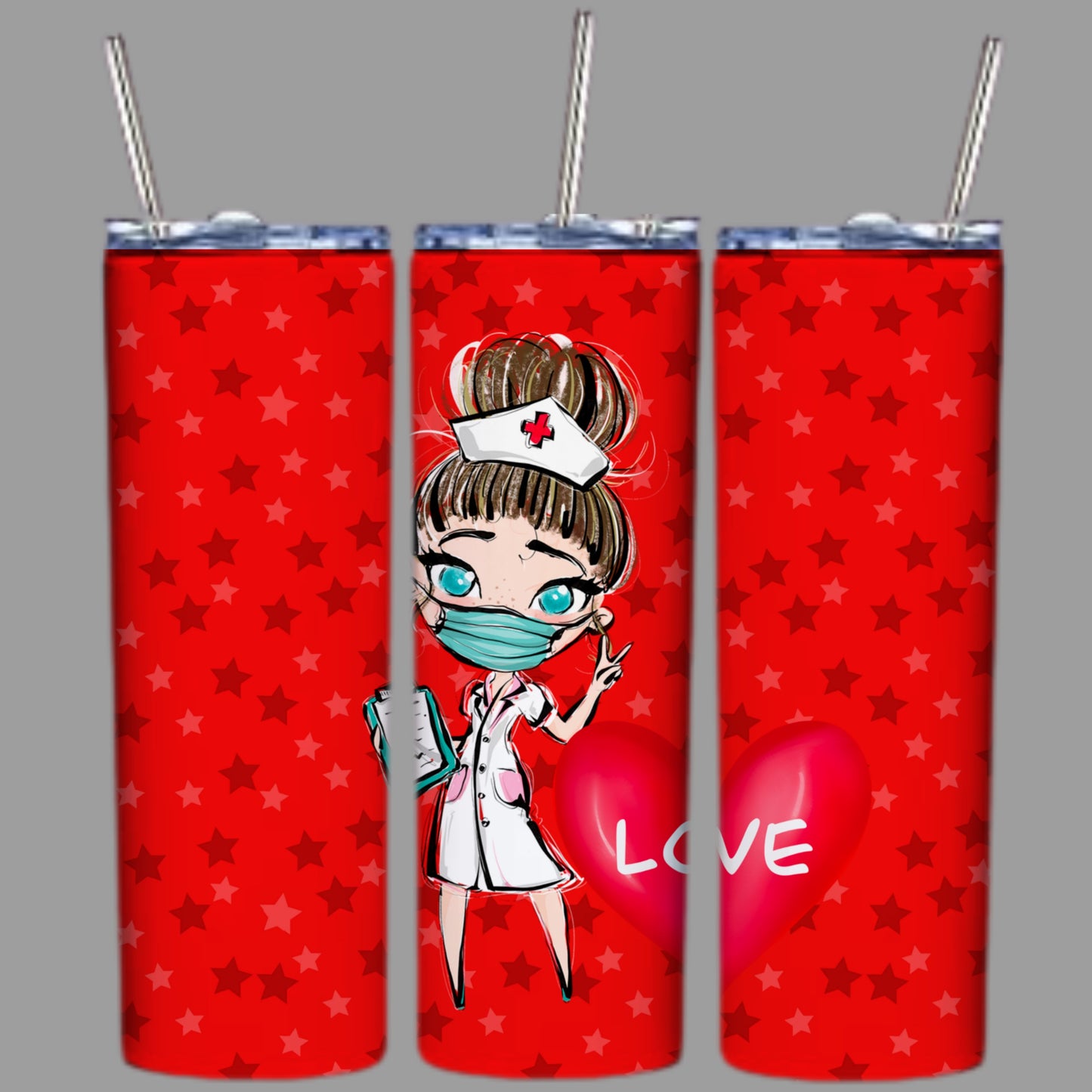 Cute Valentines Sublimation 20oz Tumbler Images Bundle