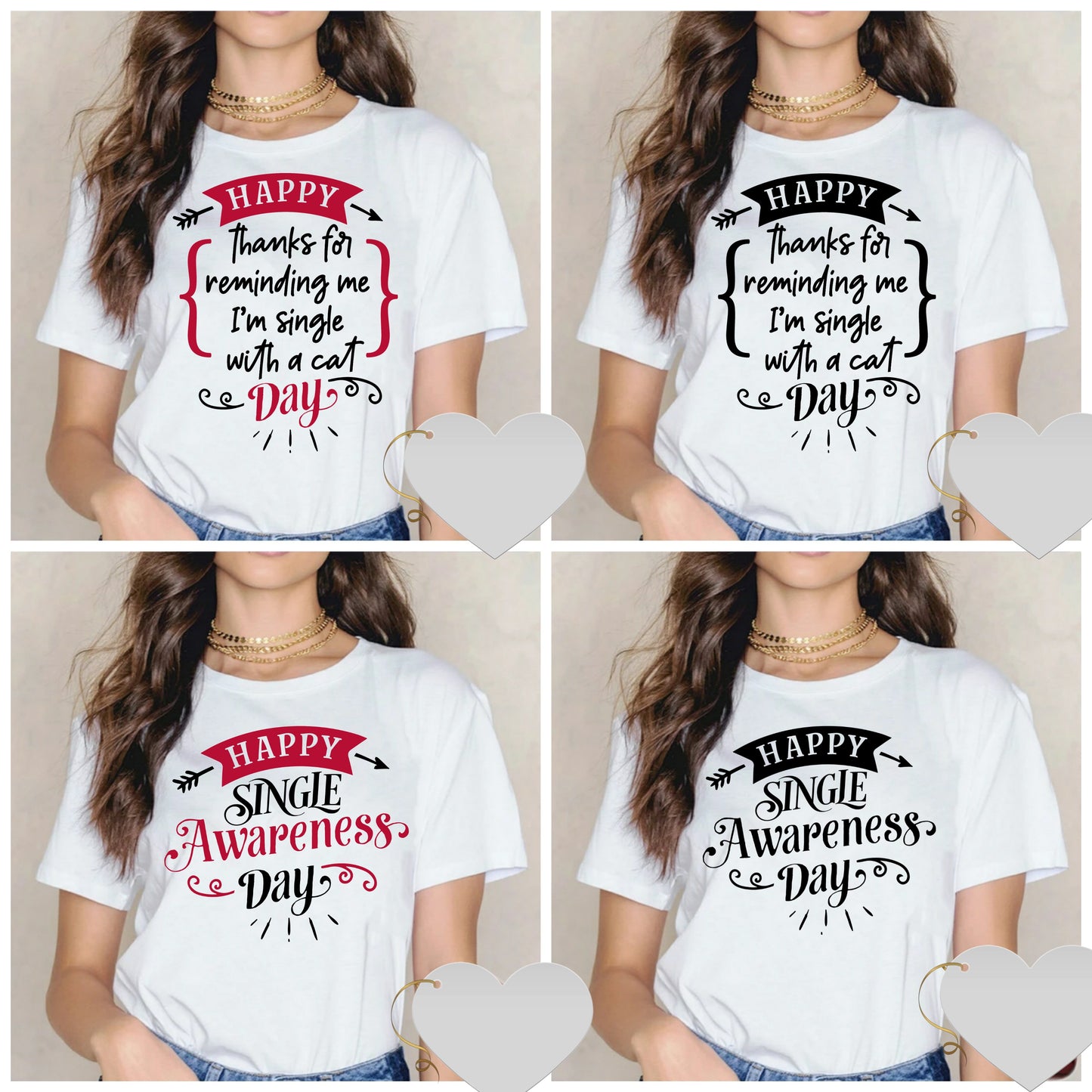 Cute Valentine Sublimation/DTF T-Shirt Images Bundle