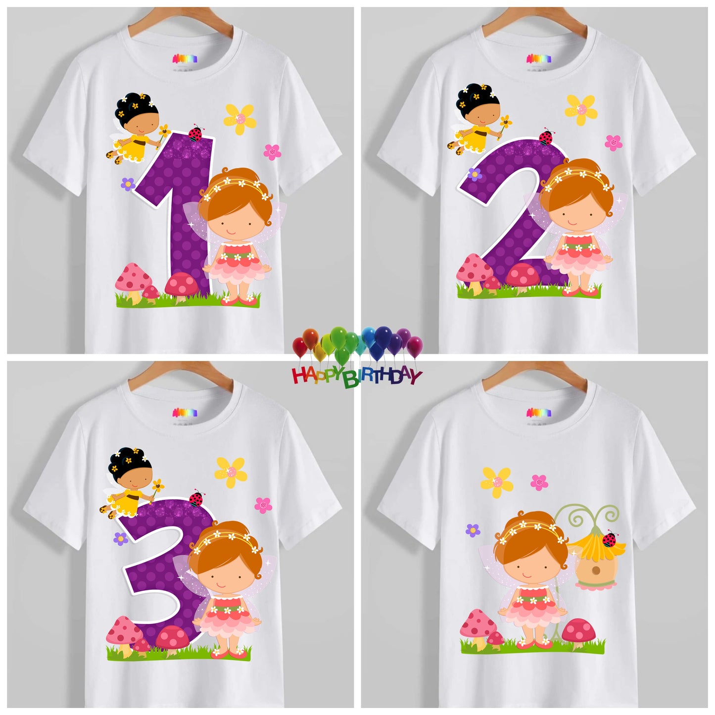 Kids Birthday T-shirt Images DTF/Sublimation Bundle