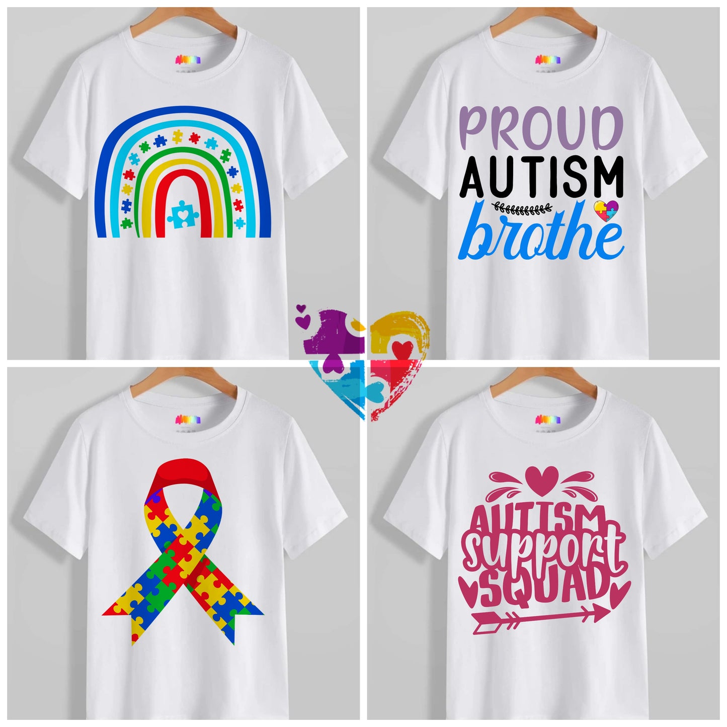 Autism T-shirt Images DTF/Sublimation Bundle