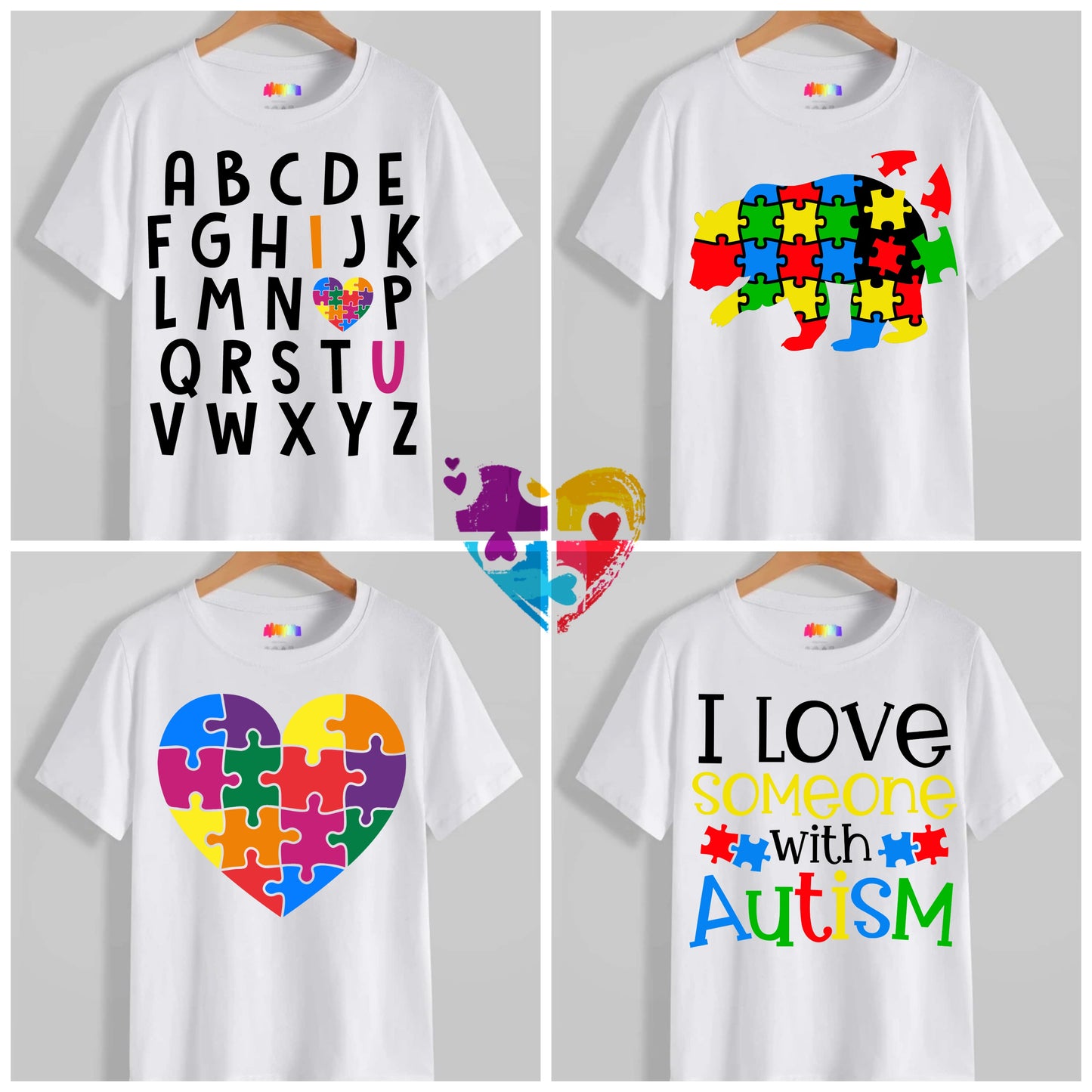 Autism T-shirt Images DTF/Sublimation Bundle