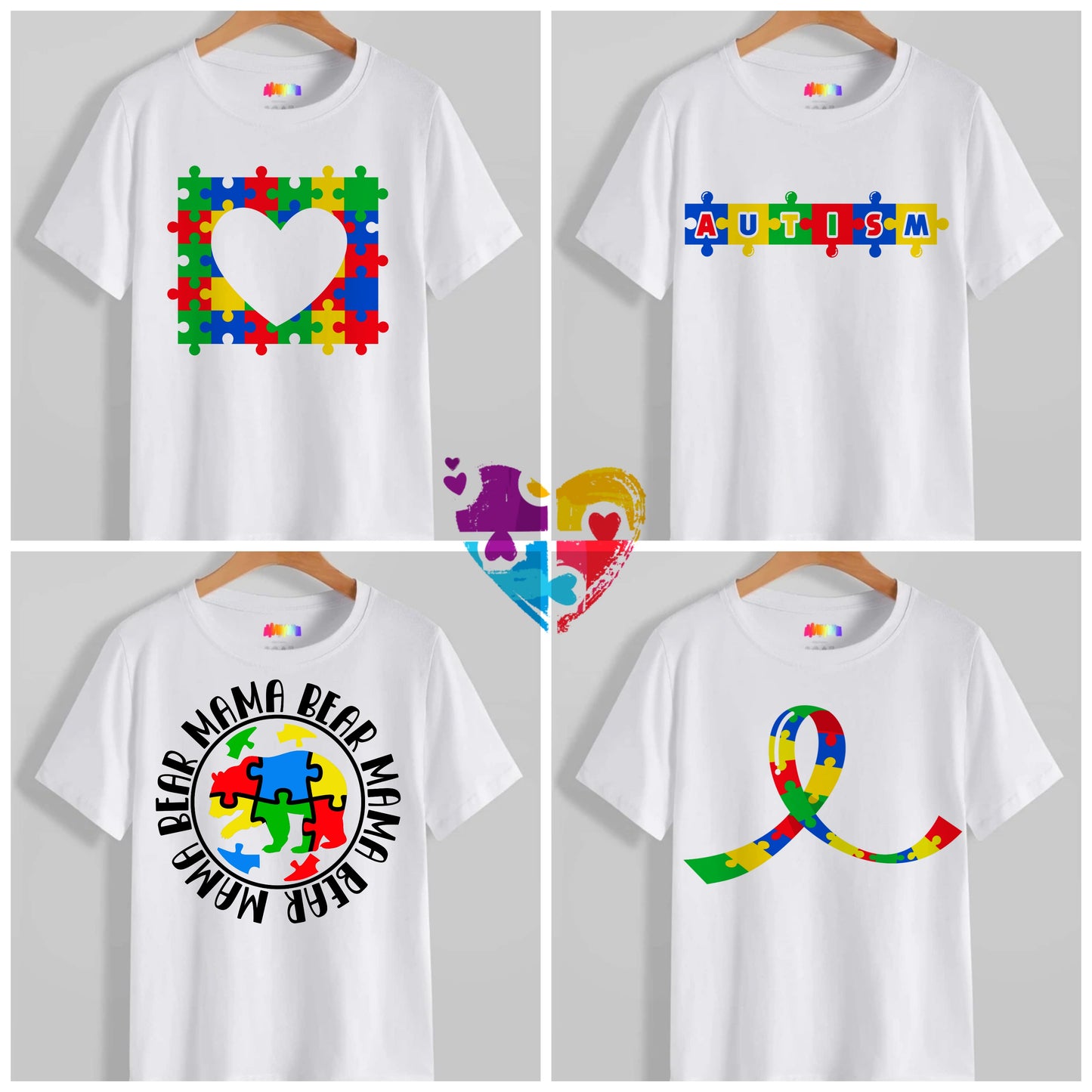 Autism T-shirt Images DTF/Sublimation Bundle