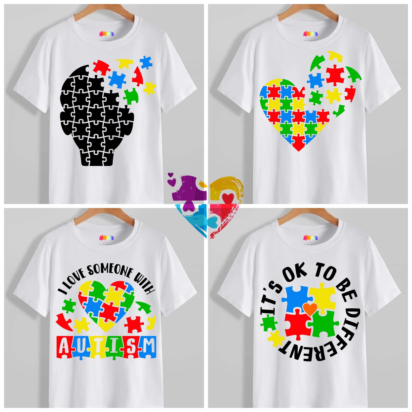 Autism T-shirt Images DTF/Sublimation Bundle