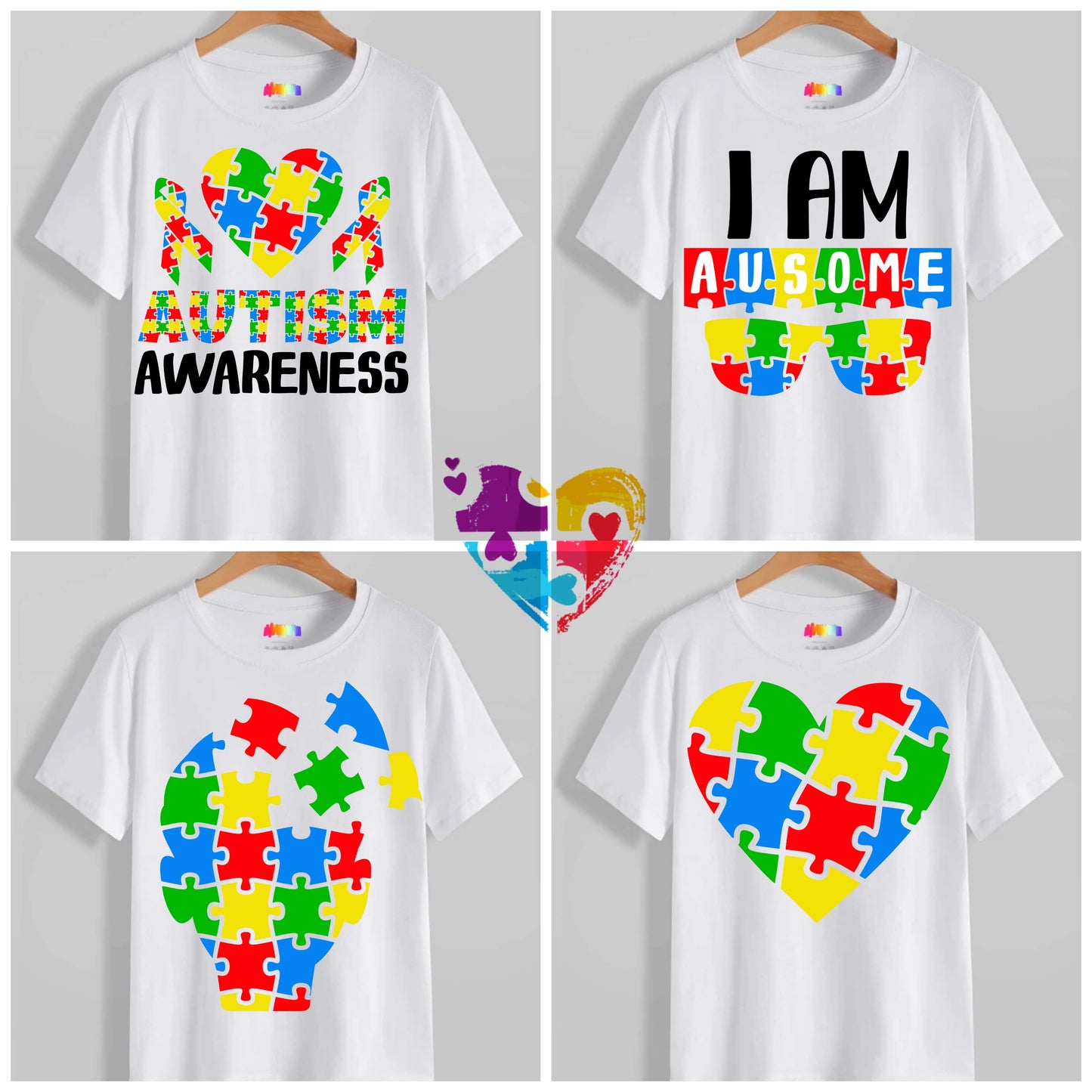 Autism T-shirt Images DTF/Sublimation Bundle