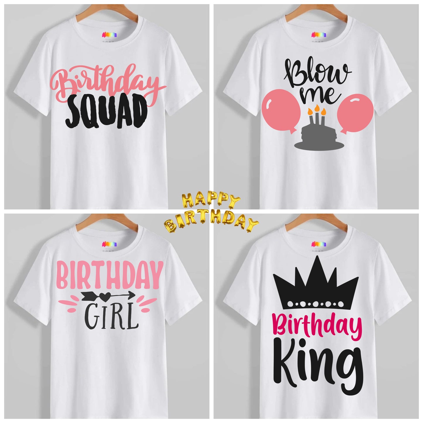 Adult Birthday T-shirt Images DTF/Sublimation Images Bundle