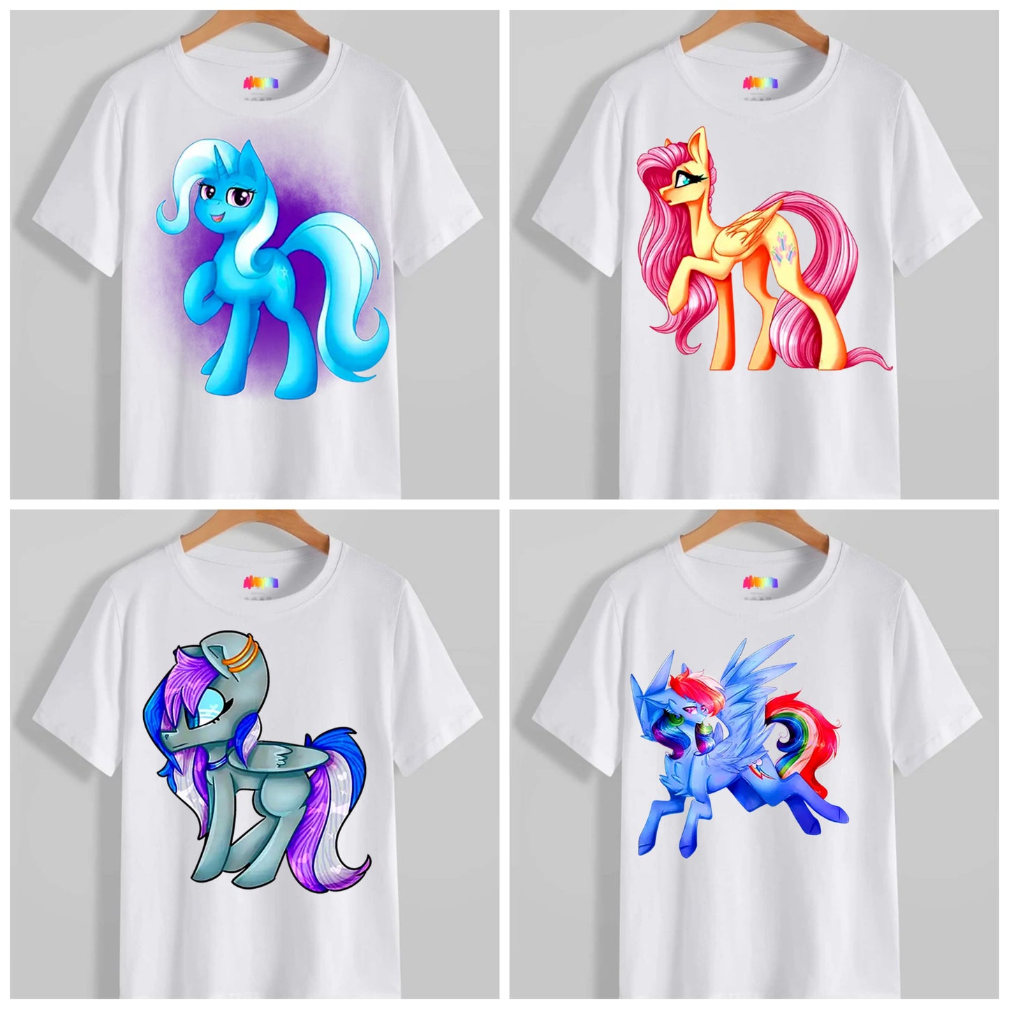 Cute Unicorn Sublimation/DTF T-Shirt Images Bundle