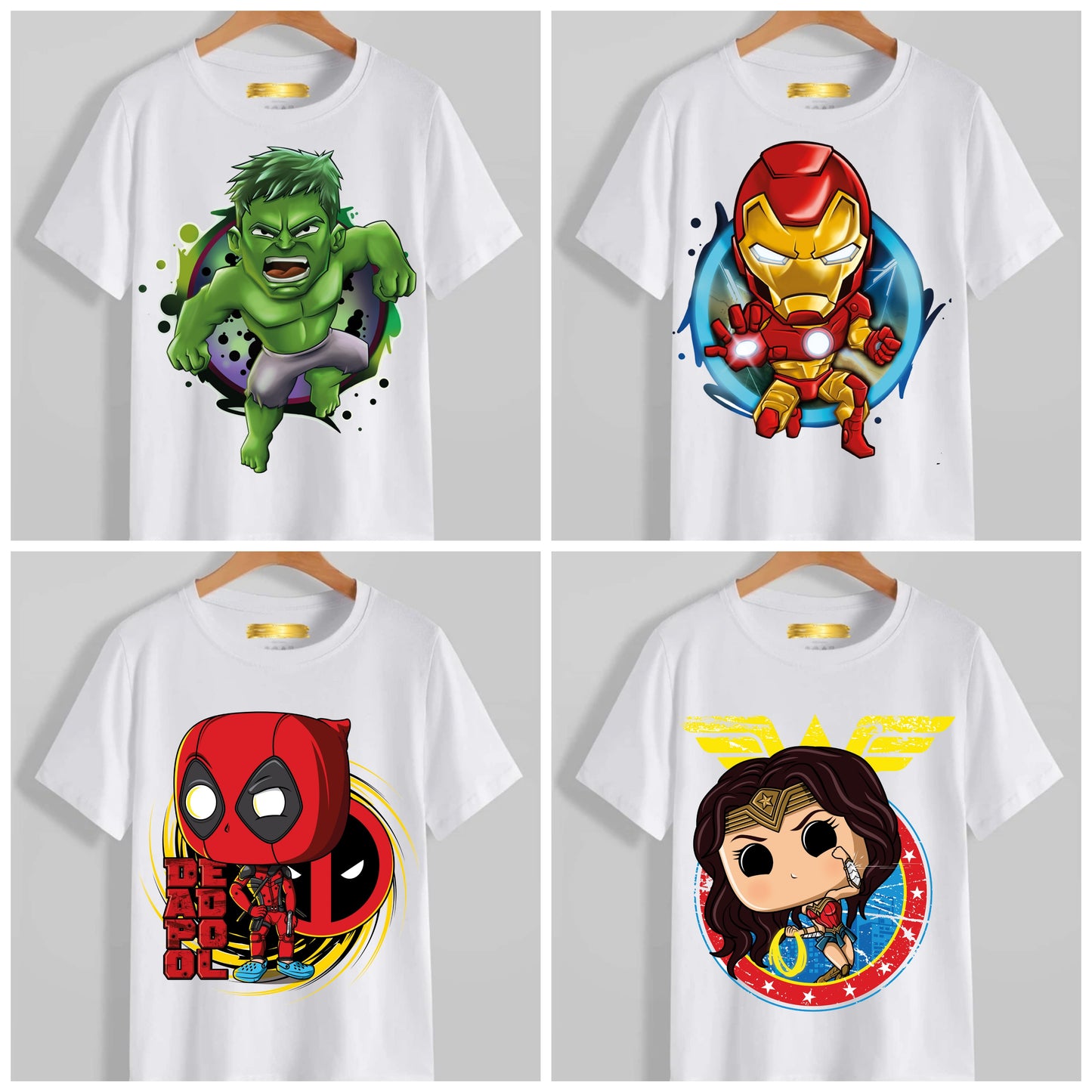 Kids Cartoon Sublimation/DTF T-Shirt Images Bundle