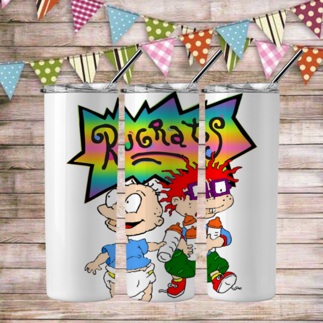 Rugrats Sublimation/DTF T-Shirt Images and Tumbler Bundle