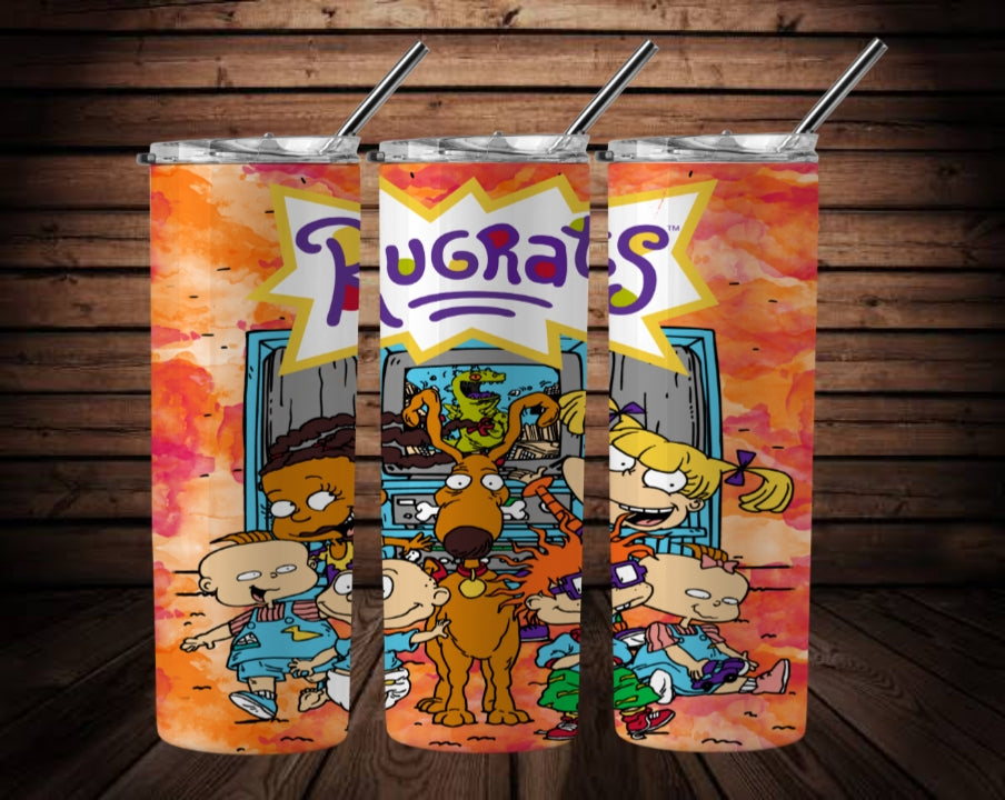 Rugrats Sublimation 12oz/15oz Tumbler/Sippy Cup Images Bundle