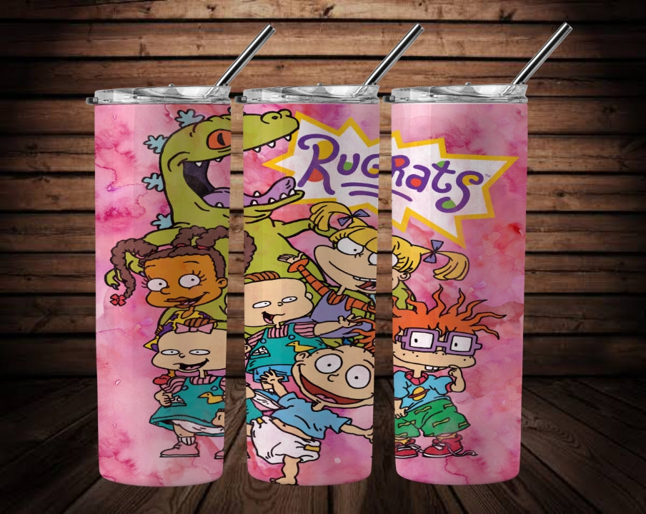 Rugrats Sublimation 12oz/15oz Tumbler/Sippy Cup Images Bundle