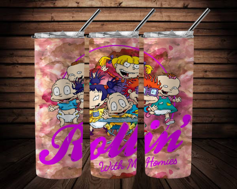 Rugrats Sublimation 12oz/15oz Tumbler/Sippy Cup Images Bundle