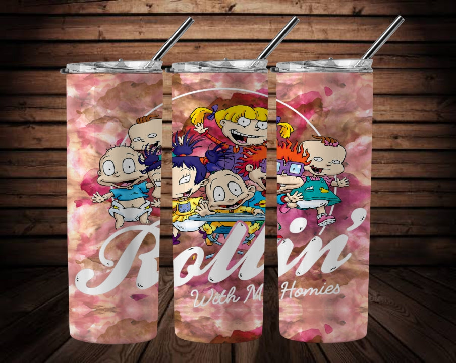 Rugrats Sublimation 12oz/15oz Tumbler/Sippy Cup Images Bundle