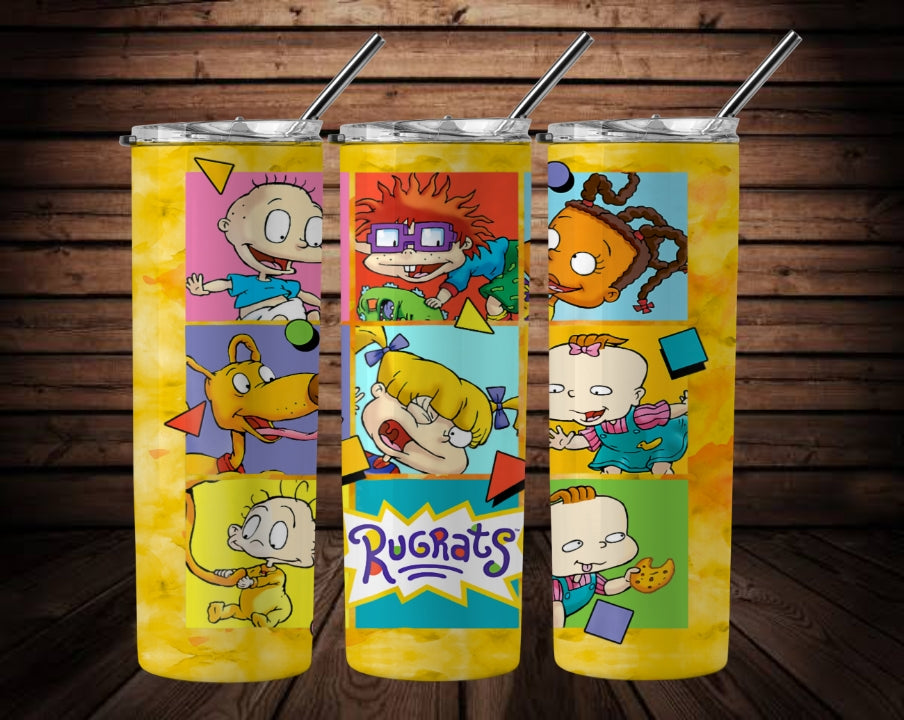 Rugrats Sublimation 12oz/15oz Tumbler/Sippy Cup Images Bundle