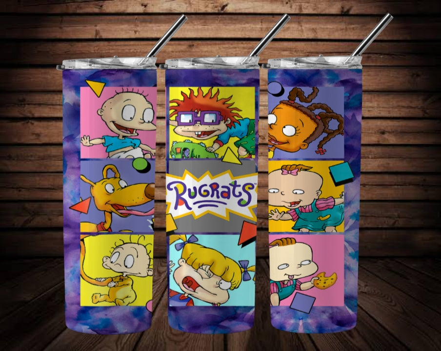 Rugrats Sublimation 12oz/15oz Tumbler/Sippy Cup Images Bundle