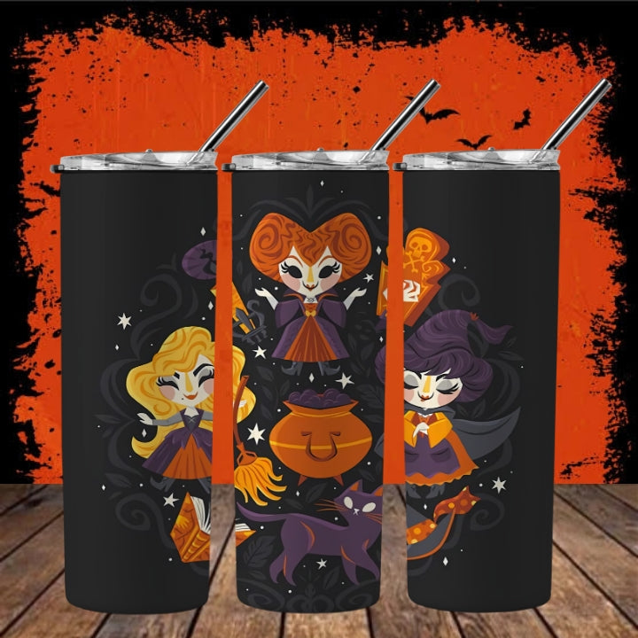 40 Diznee Halloween Sublimation 20oz Images Bundle