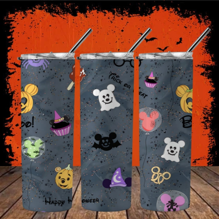 40 Diznee Halloween Sublimation 20oz Images Bundle