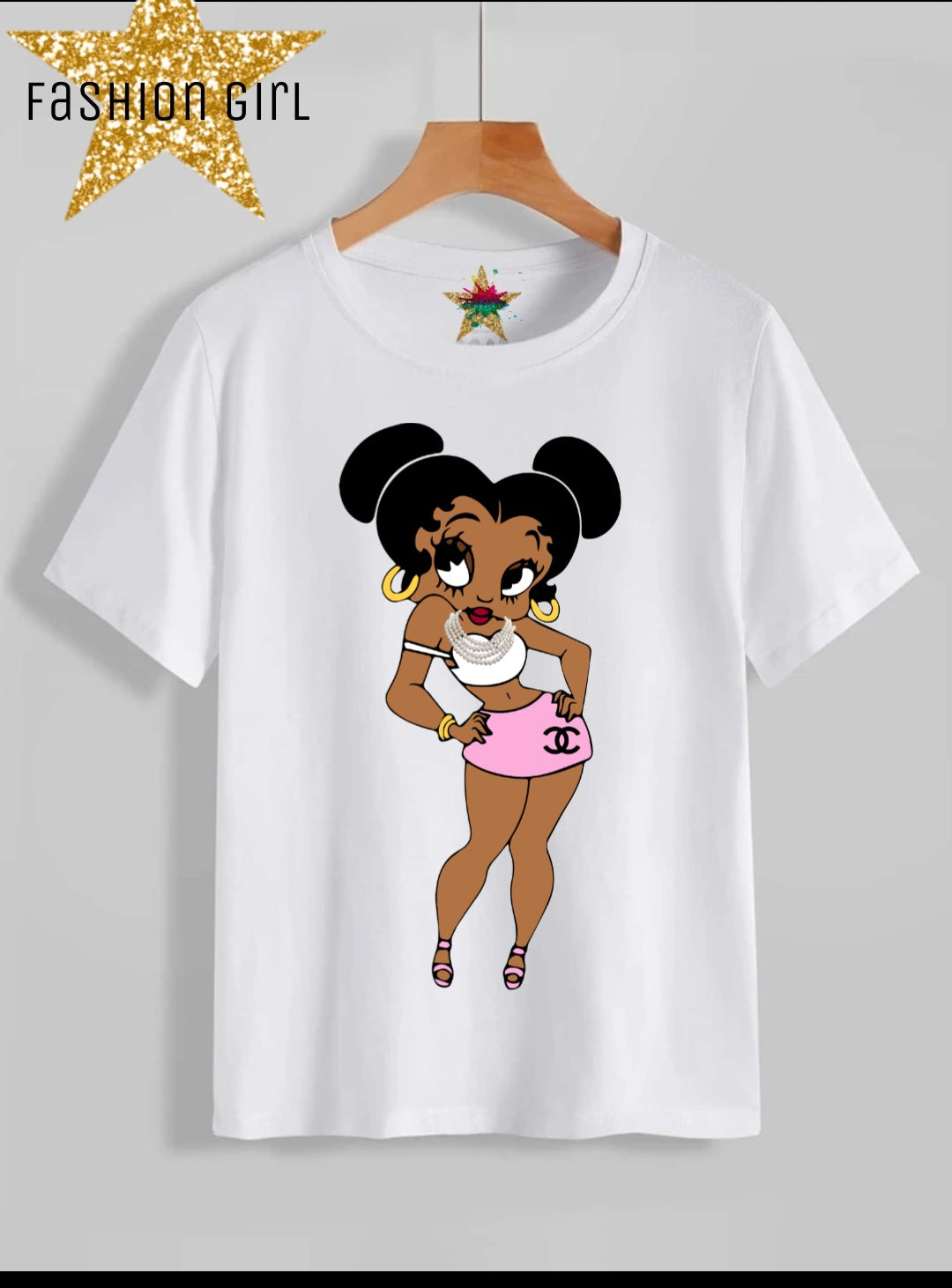 Fashion Girl Sublimation/DTF T-Shirt Images Bundle